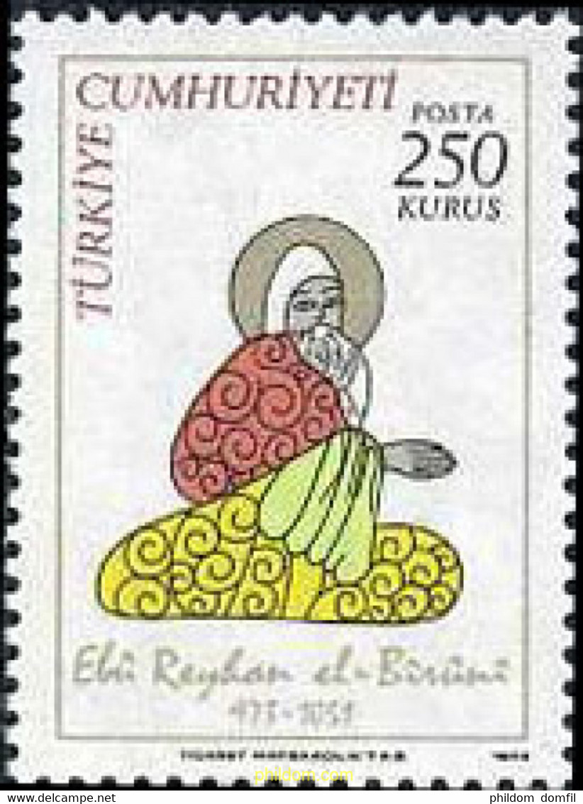 172790 MNH TURQUIA 1973 1000 ANIVERSARIO DEL NACIMIENTO DE EL BIRUNI - Verzamelingen & Reeksen