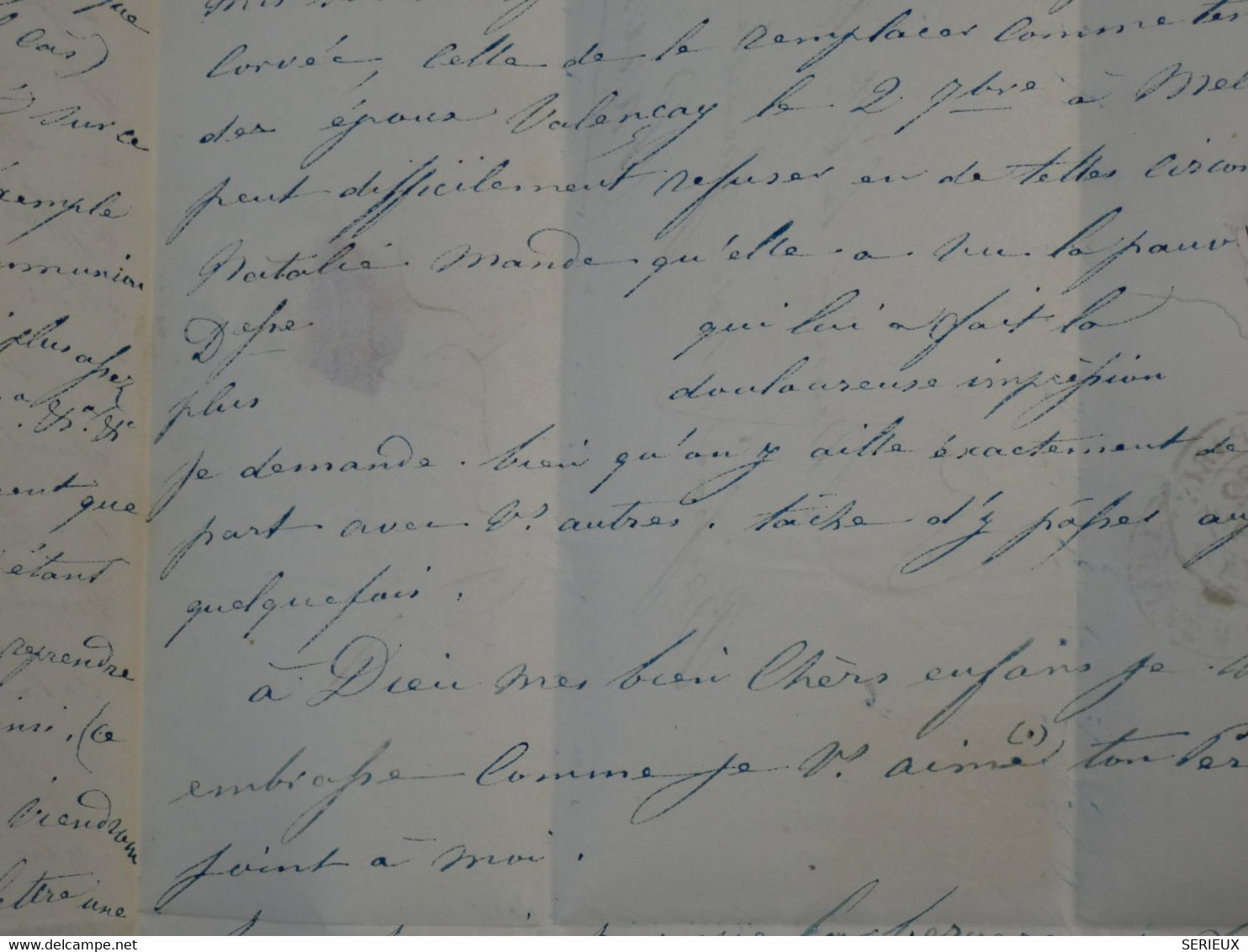 BO5 FRANCE  BELLE LETTRE AU COMTE DE  BRISSAC  1858  PARIS+N°14  +AFFRANCH. INTERESSANT - 1853-1860 Napoleon III