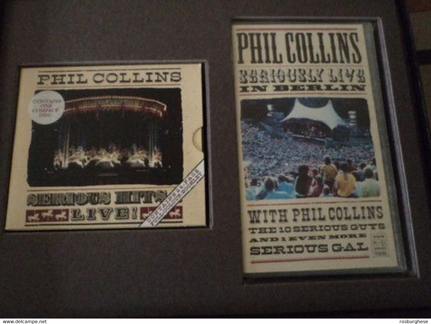 Phil Collins Serious Hits...Live! Cd + Tour Book + Vhs BOX Nuovo - Edizioni Limitate