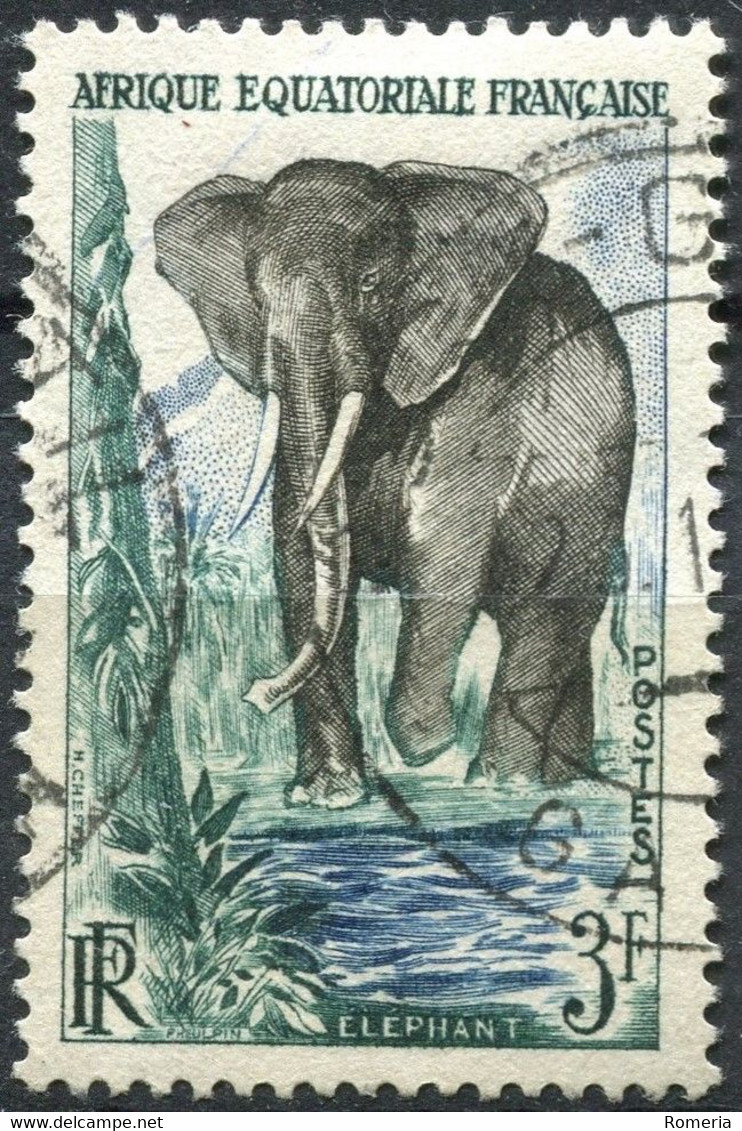 A.E.F. - 1937 -> 1958 - Lot timbres normaux, Poste Aérienne et taxes - oblitérés et * TC (taxes). Nºs dans description