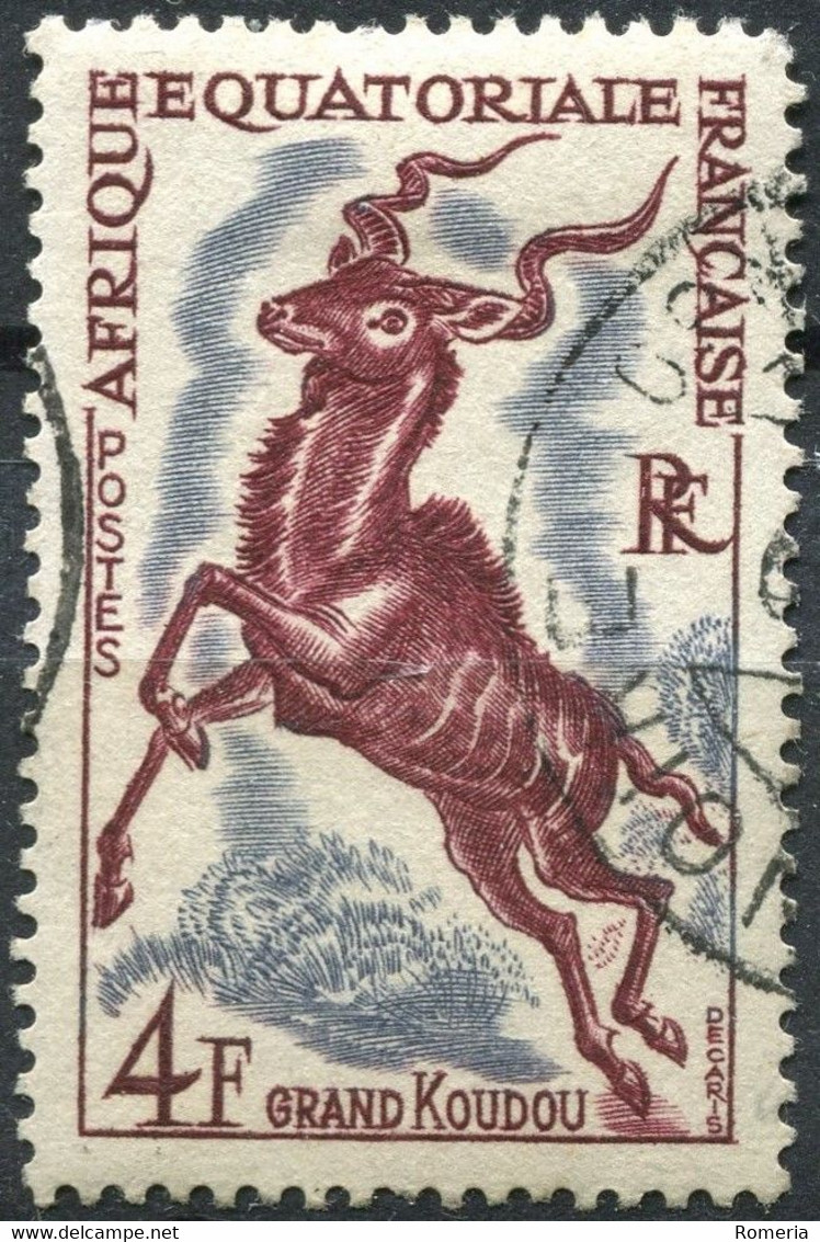 A.E.F. - 1937 -> 1958 - Lot timbres normaux, Poste Aérienne et taxes - oblitérés et * TC (taxes). Nºs dans description