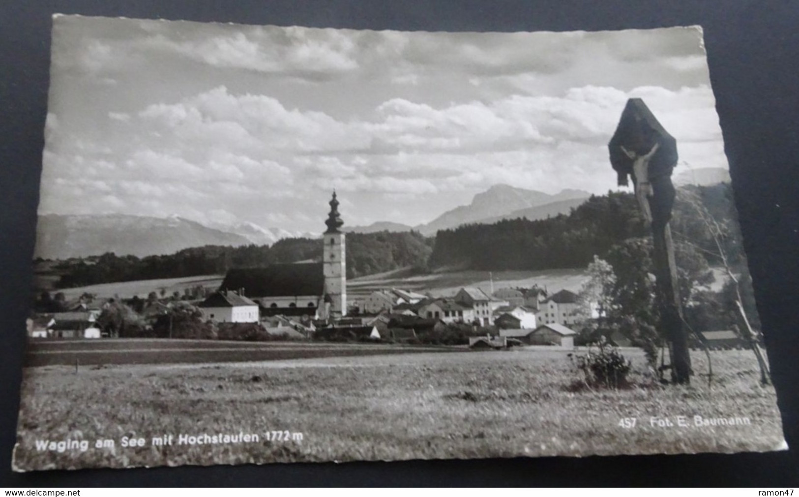 Waging Am See Mit Hochstaufen 1772 M - Foto E. Baumann, Bad Reichenhall - # 457 - Waging