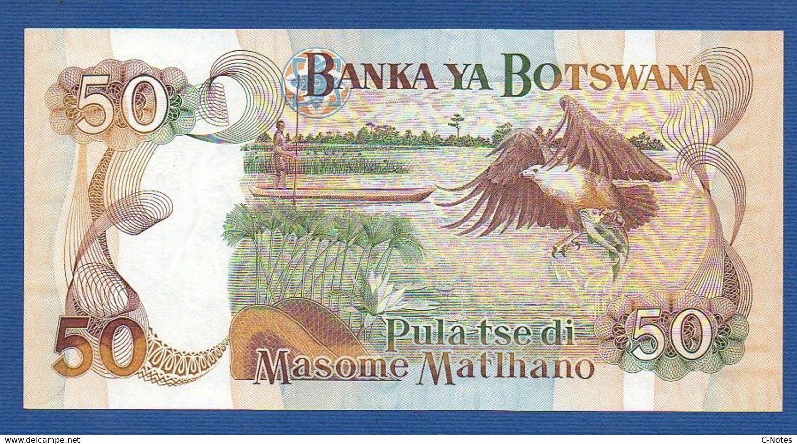 BOTSWANA - P.14 – 50 PULA  ND (1992) UNC, Prefix F 000225 A Low Serial Number - Botswana