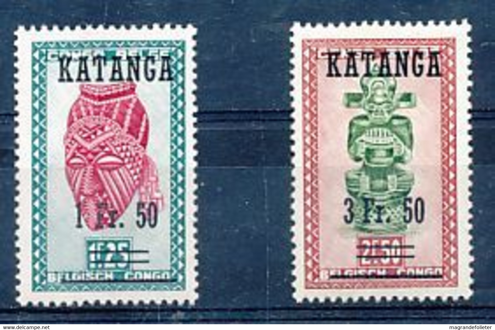 TIMBRE STAMP ZEGEL CONGO BELGE KATANGA 18-19  XX - Katanga