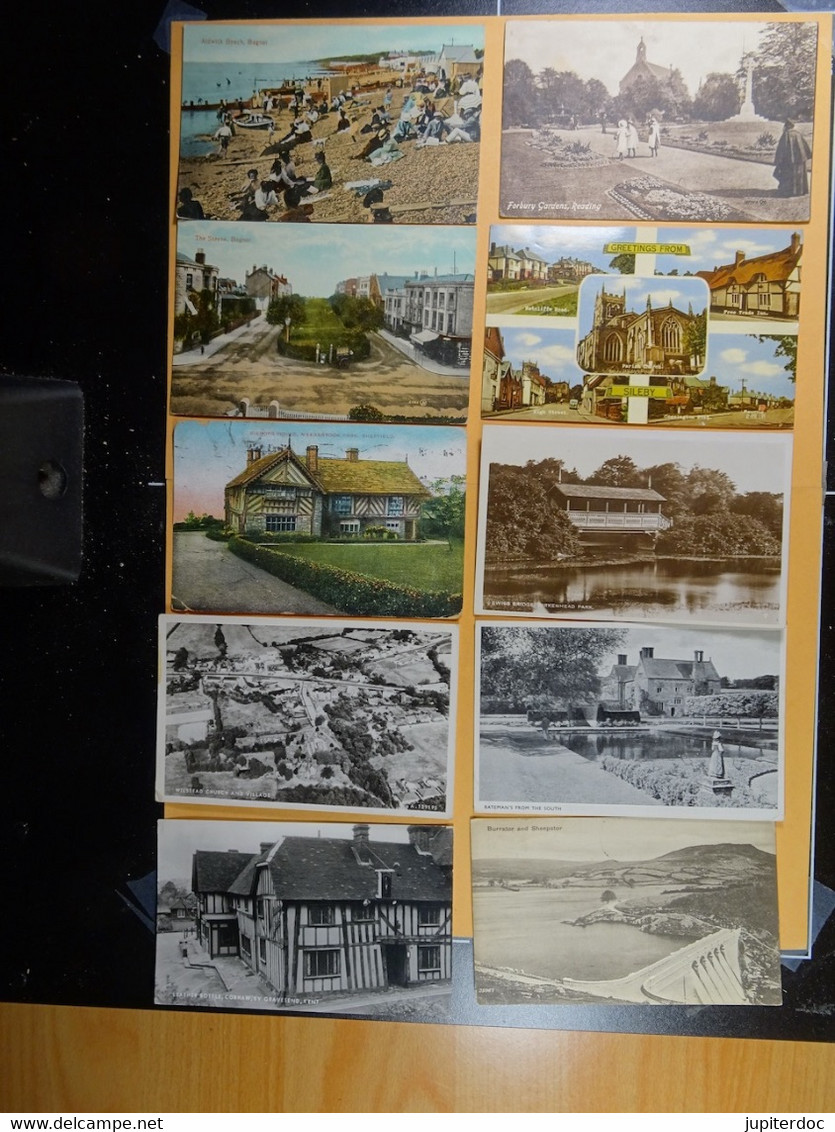 Lot de 135 cartes postales du Royaume-Uni (United Kingdom)