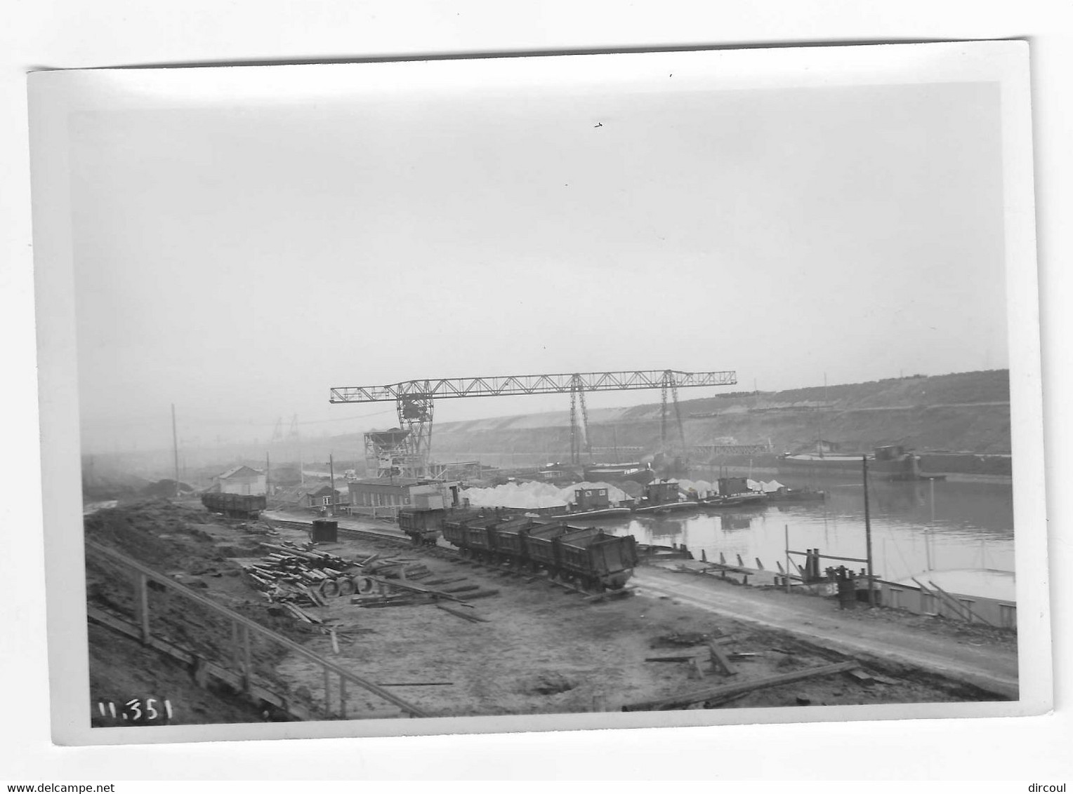 51256  Canal  Albert  écluse  De  Oolen  Herenthals   Photo 1938   Travaux  Publics  -  15  X  10 - Olen