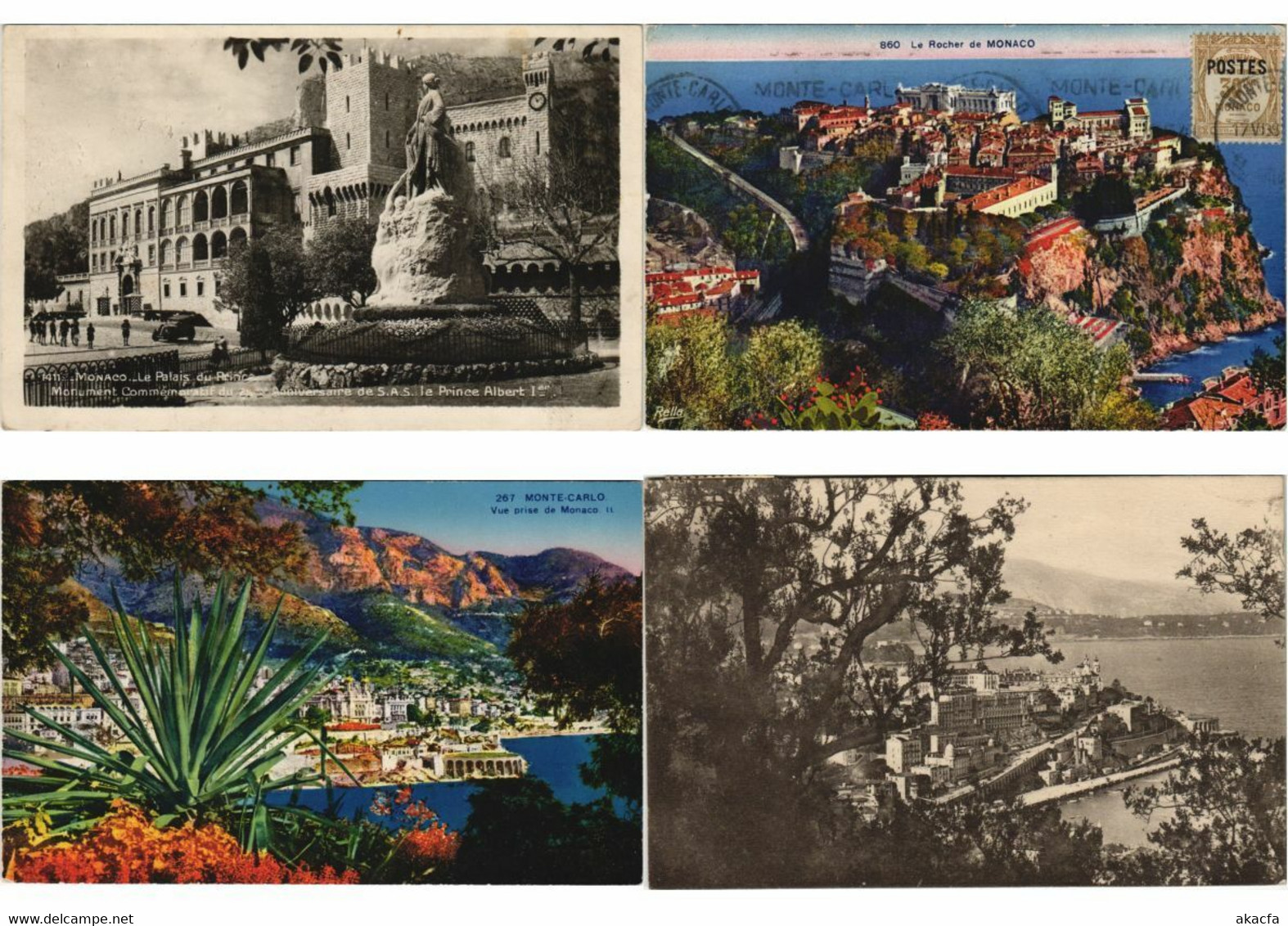 MONACO 83 Vintage Postcards Pre-1940 (L2913)