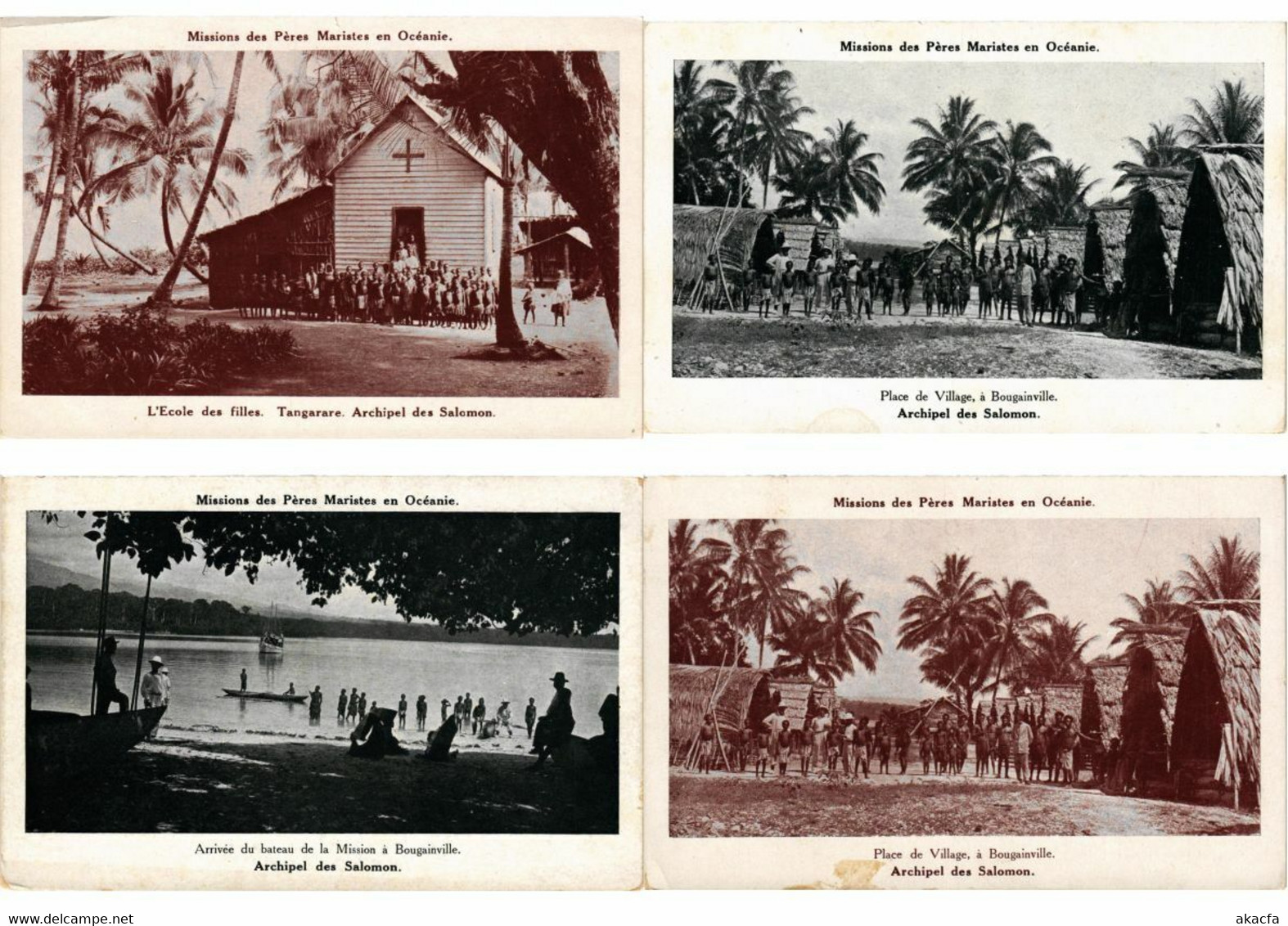 SALOMON ISLANDS OCEANIA SOUTH PACIFIC 32 Vintage Postcards Pre-1940 (L2694) - Solomon Islands