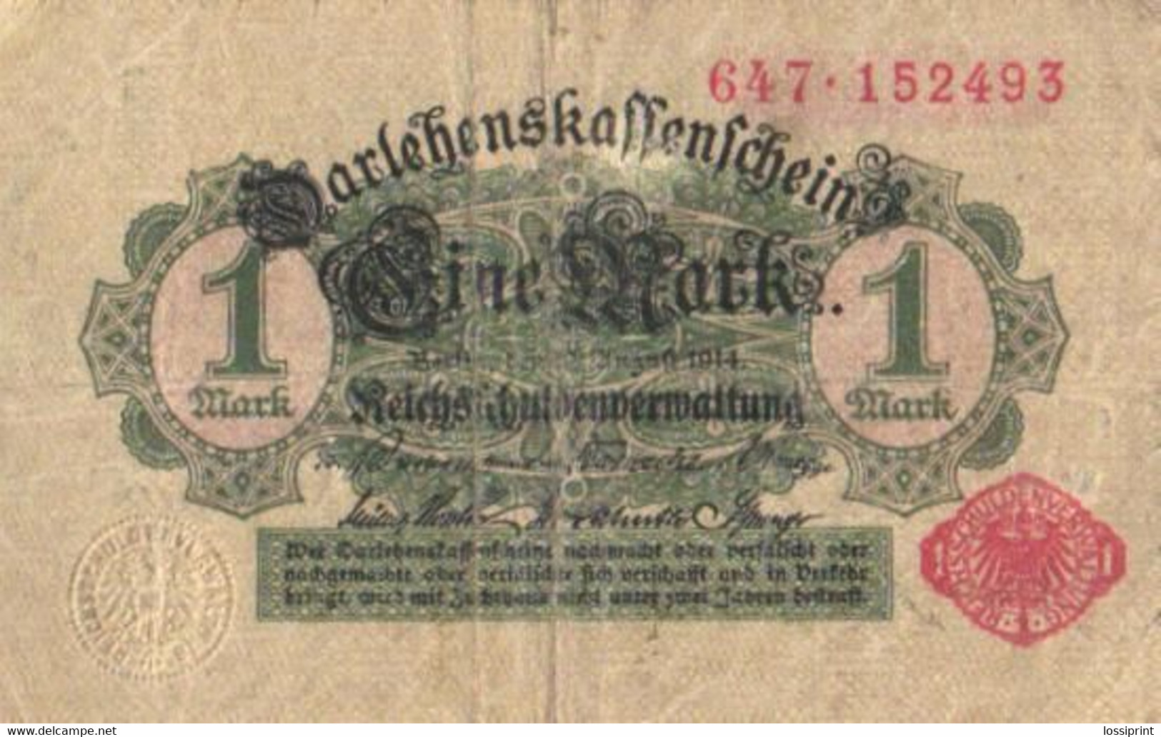 Germany:1 Mark 1914 - Sonstige & Ohne Zuordnung