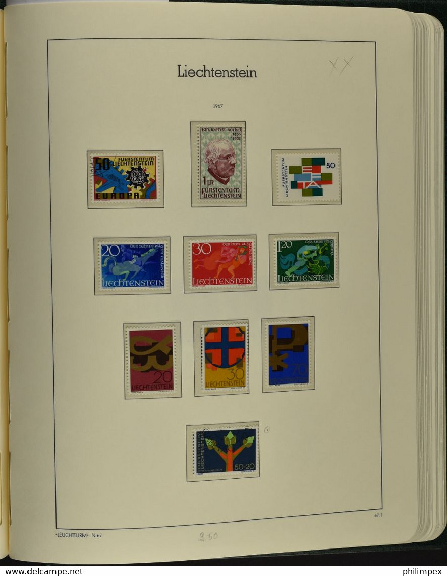 LIECHTENSTEIN COLLECTION USED / UNUSED 1912-69 CV 5340+