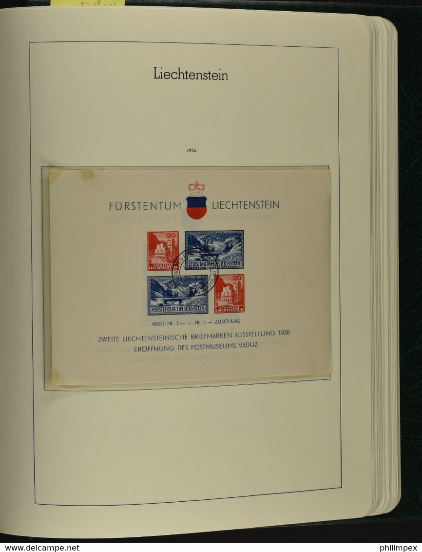 LIECHTENSTEIN COLLECTION USED / UNUSED 1912-69 CV 5340+