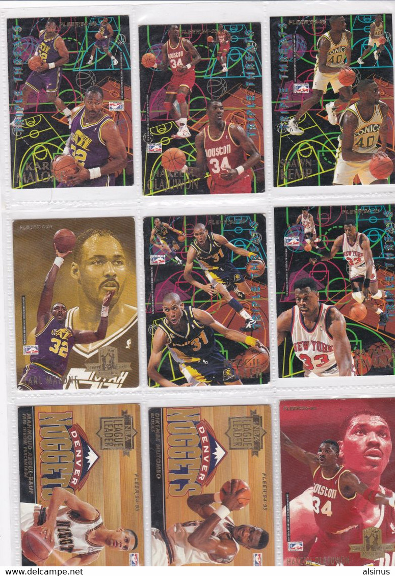 BASKET - NBA - FLEER  94/95 - 49  VIGNETTES - Konvolute