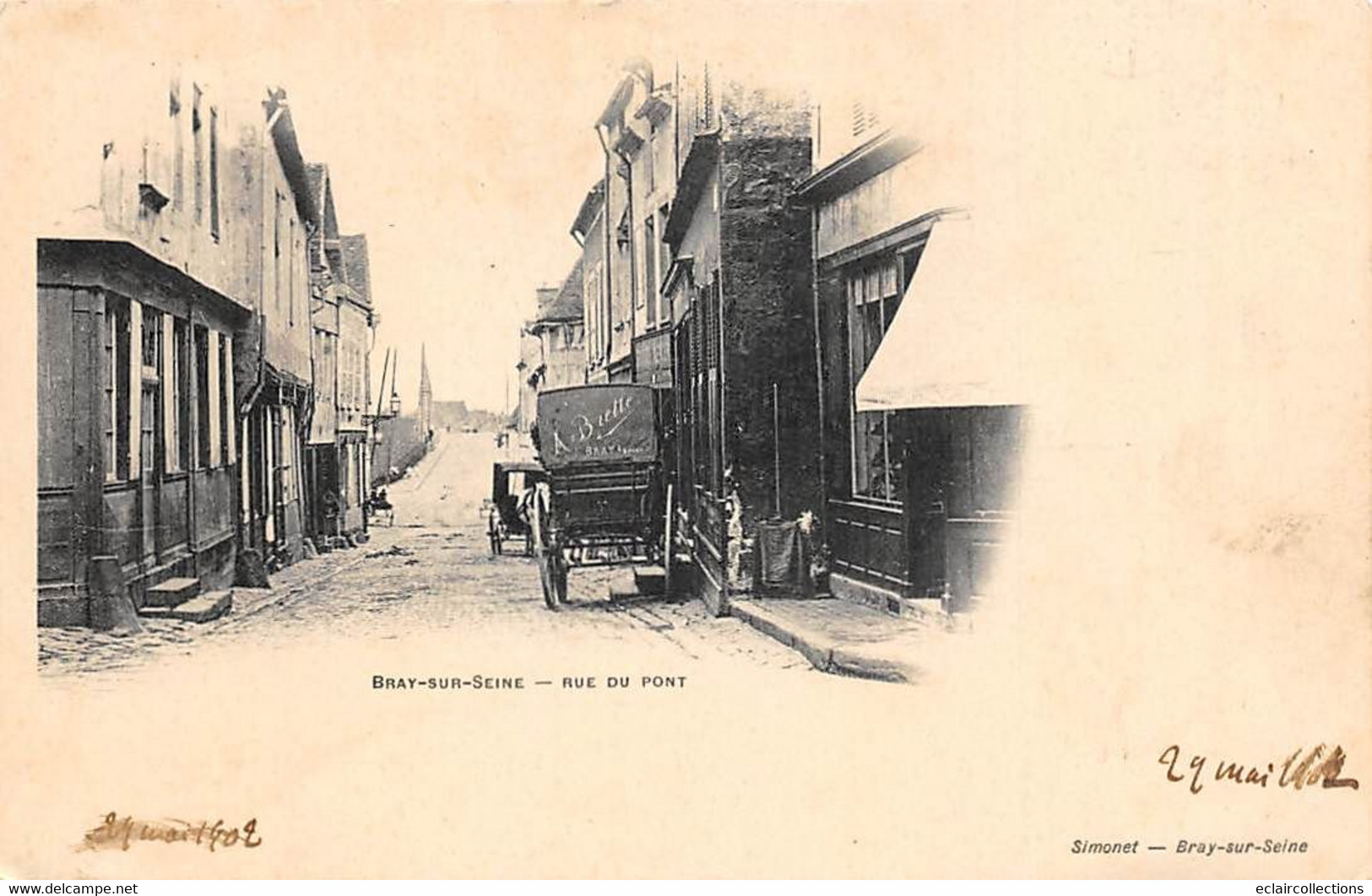 Bray Sur Seine           77       Rue Du Pont.       (voir Scan) - Bray Sur Seine