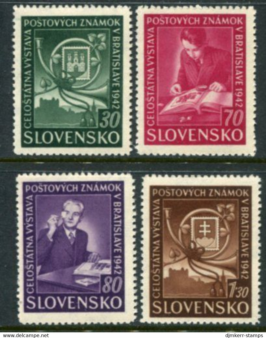 SLOVAKIA 1942 Philatelic Exhibition MNH / ** Michel 98-101 - Neufs
