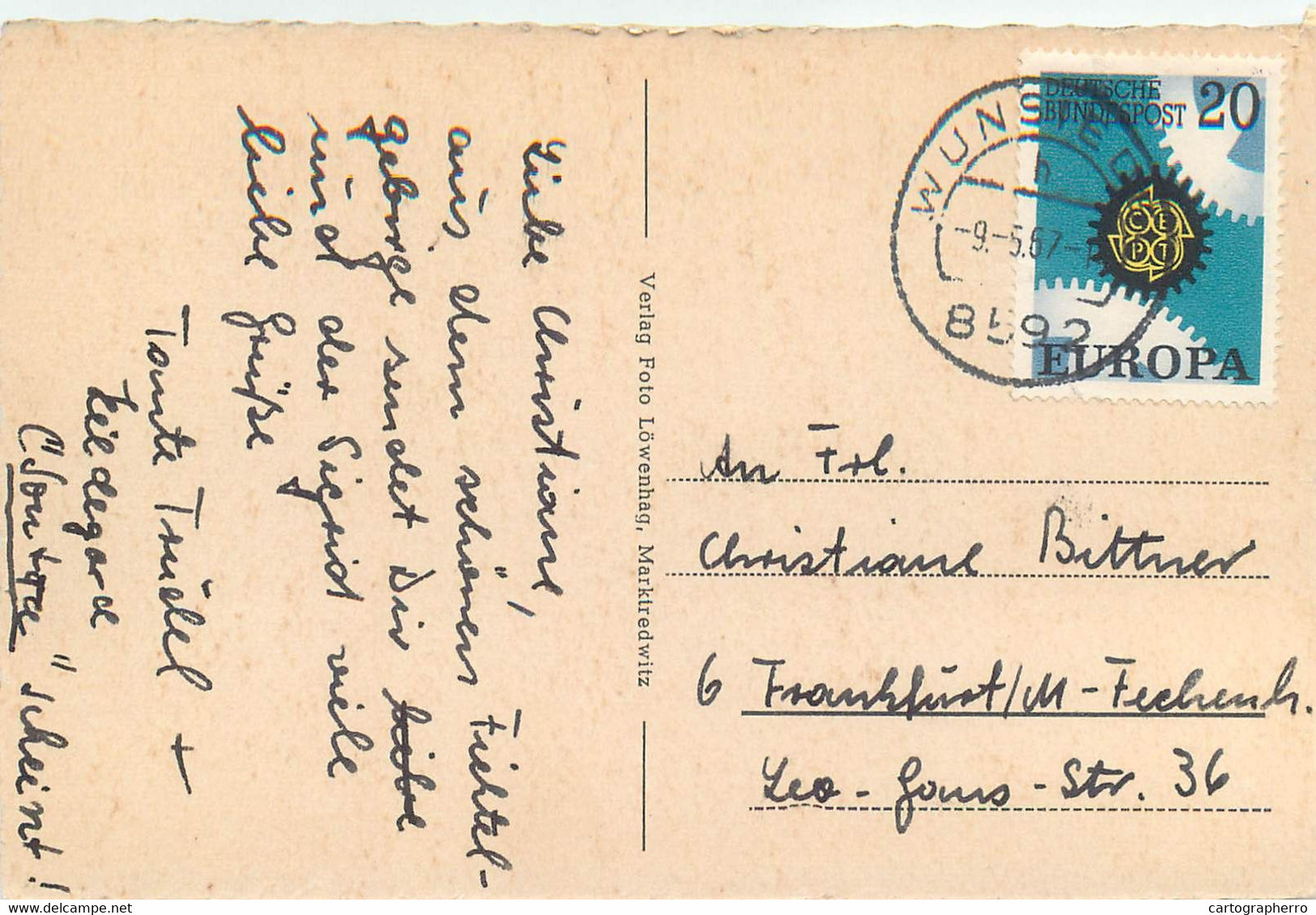 Postcard Multi View Germany Gruss Aus Marktredwitz Im Fichtelgebirge - Marktredwitz