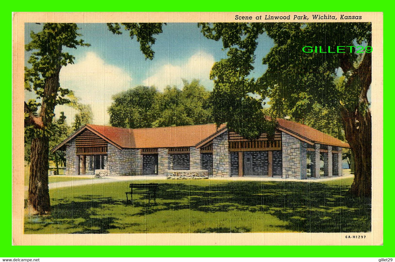 WICHITA, KS - SCENE AT LINWOOD PARK - TANNER WHOLESALE INC - C.T. ART-COLORTONE - - Wichita