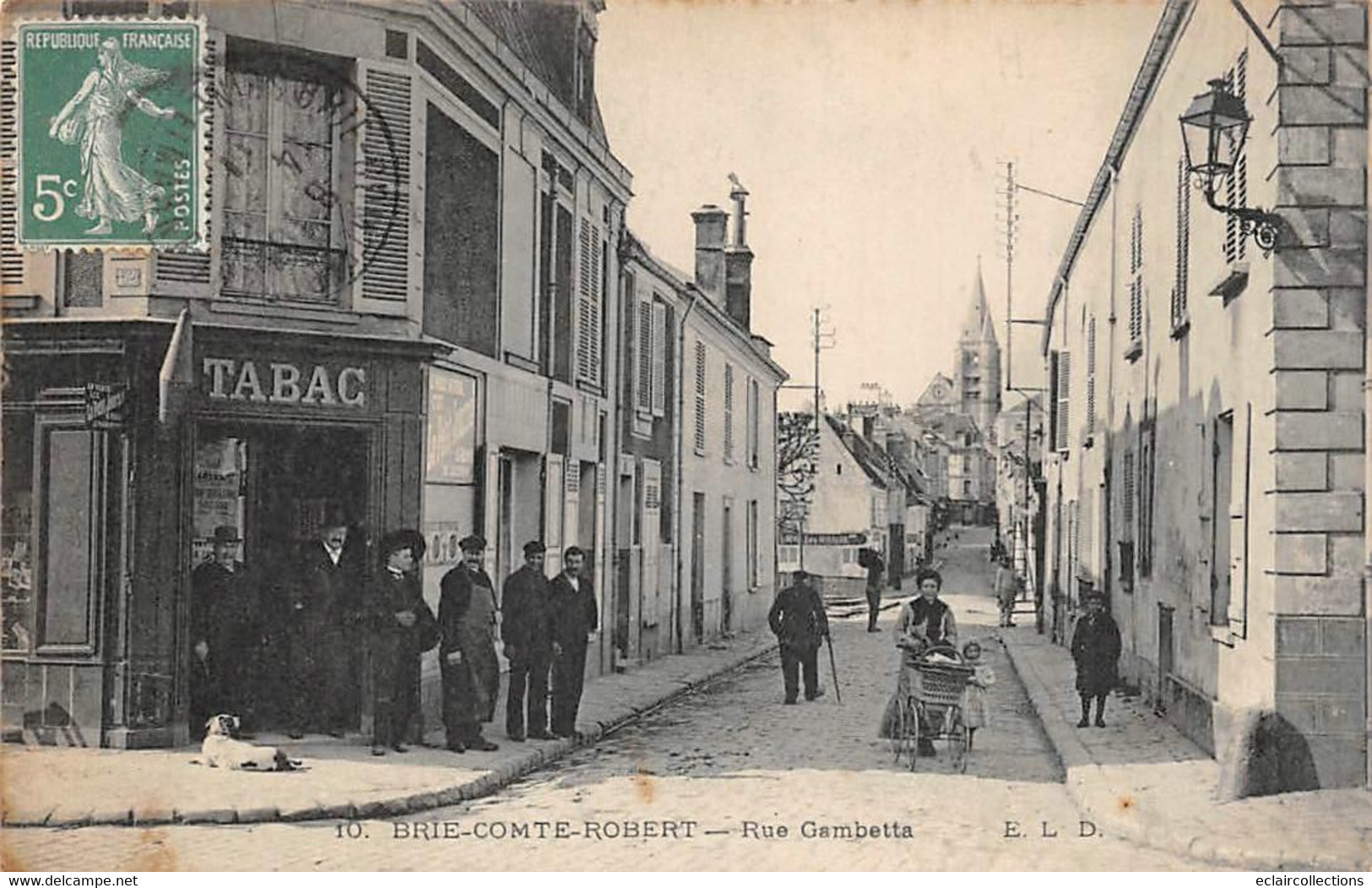 Brie Comte Robert            77        Rue Gambetta  . Tabac  Landau En Osier          (voir Scan) - Brie Comte Robert