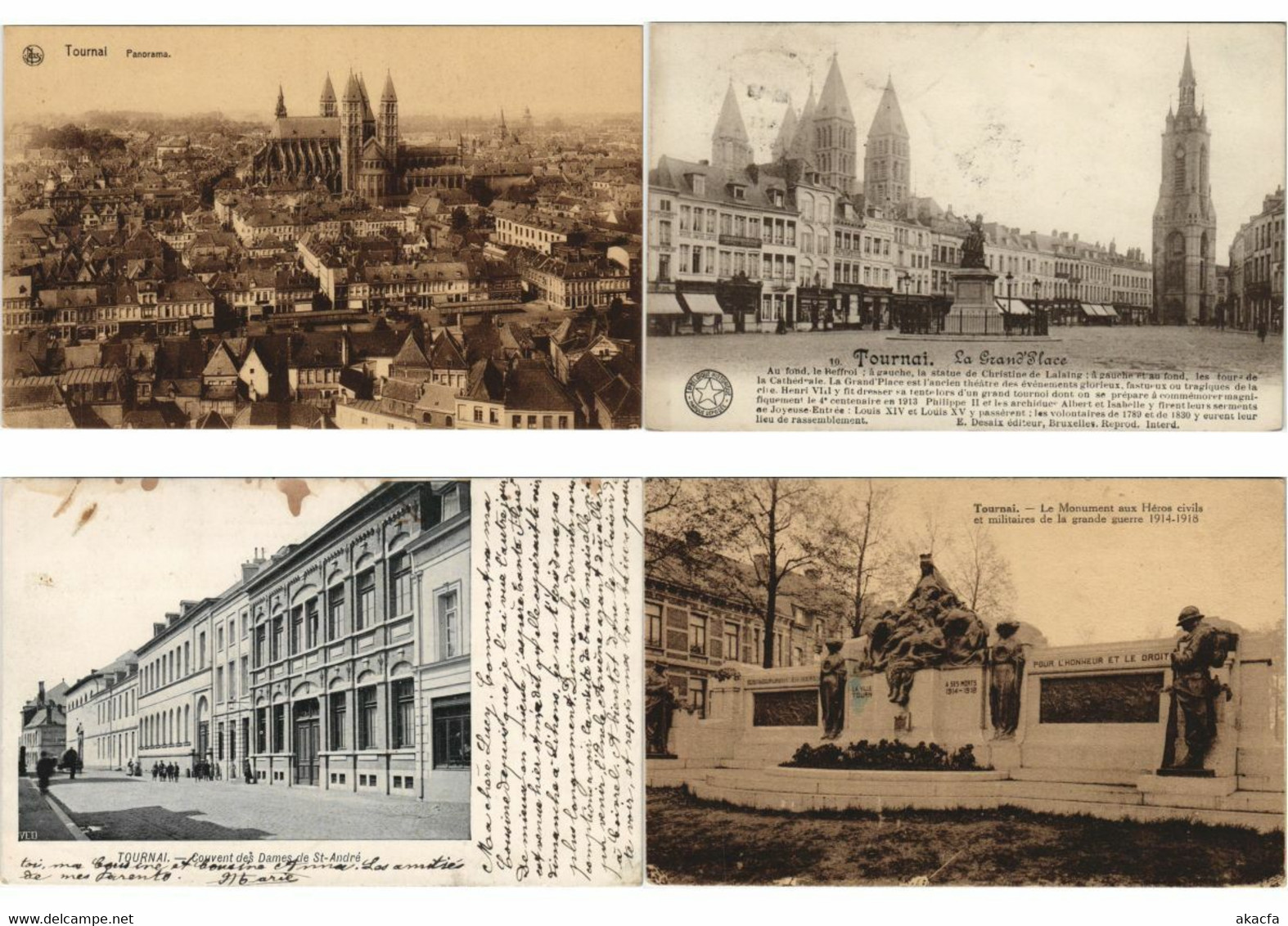 BELGIUM TOURNAI 81 Vintage Postcards Pre-1940 (L5133) - Verzamelingen & Kavels