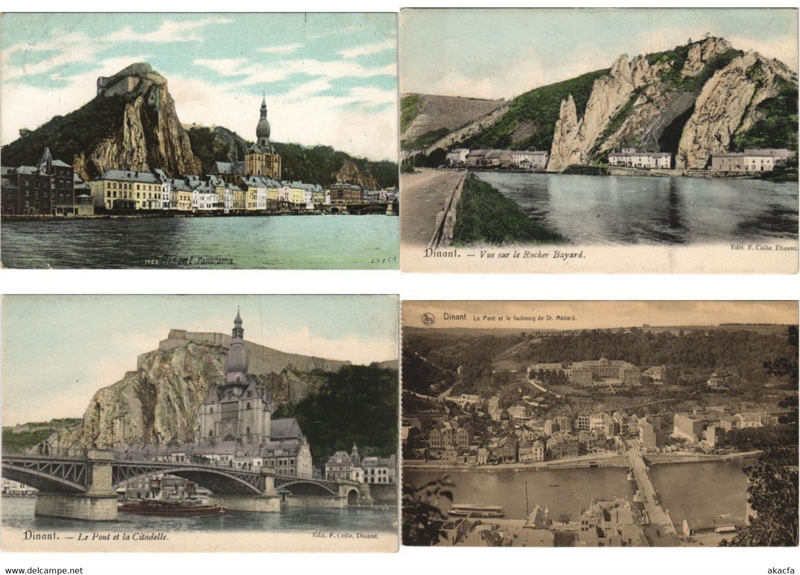 DNINANT BELGIUM 250 Vintage Postcards Pre-1940 (L5242) - Collections & Lots