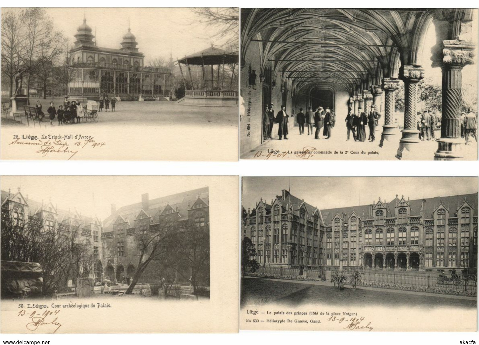 BELGIUM LIEGE LUIK 400 Vintage Postcards Pre-1940 (L5135) - Collections & Lots