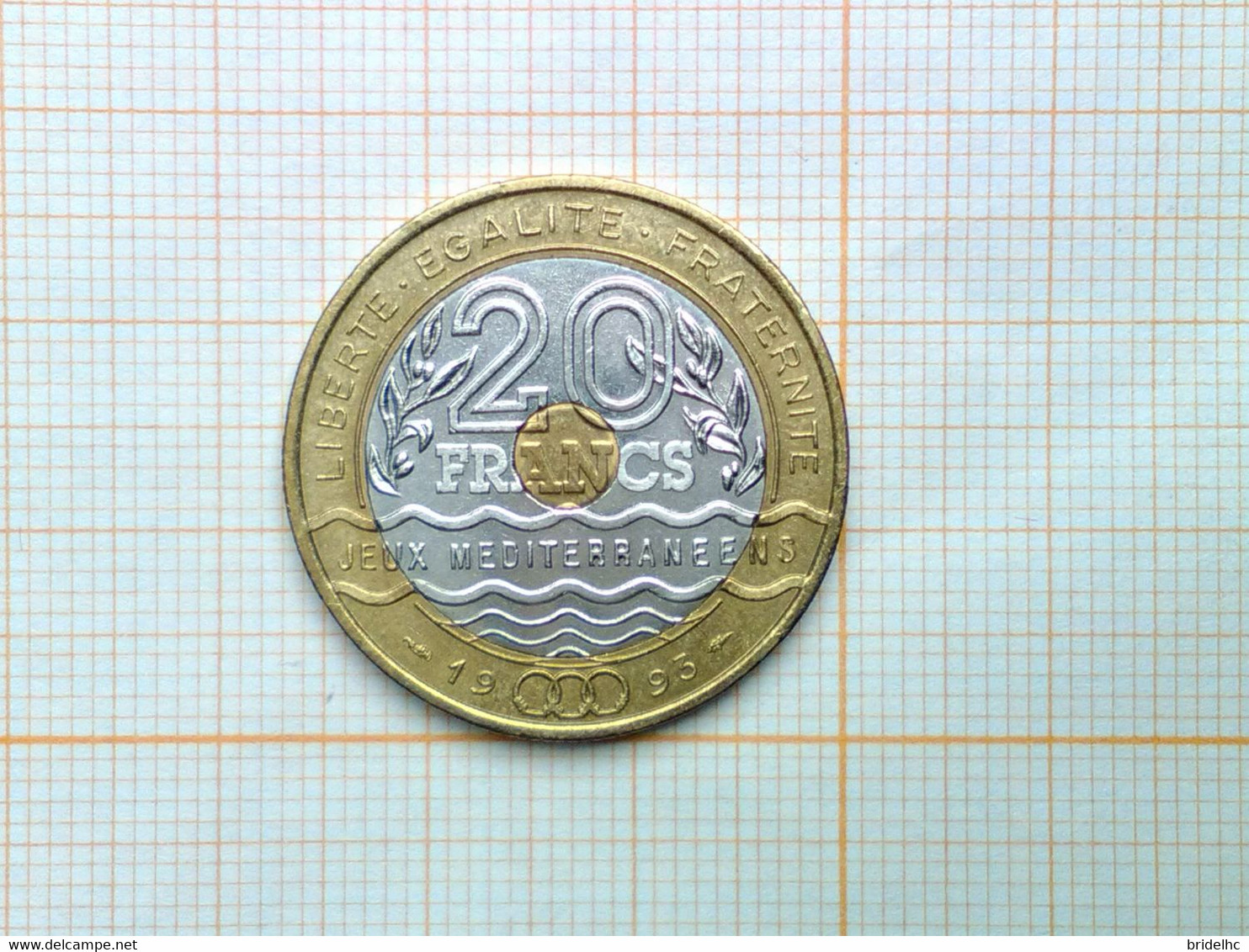 20 Francs Jeux Méditerranéens 1993 - 20 Francs