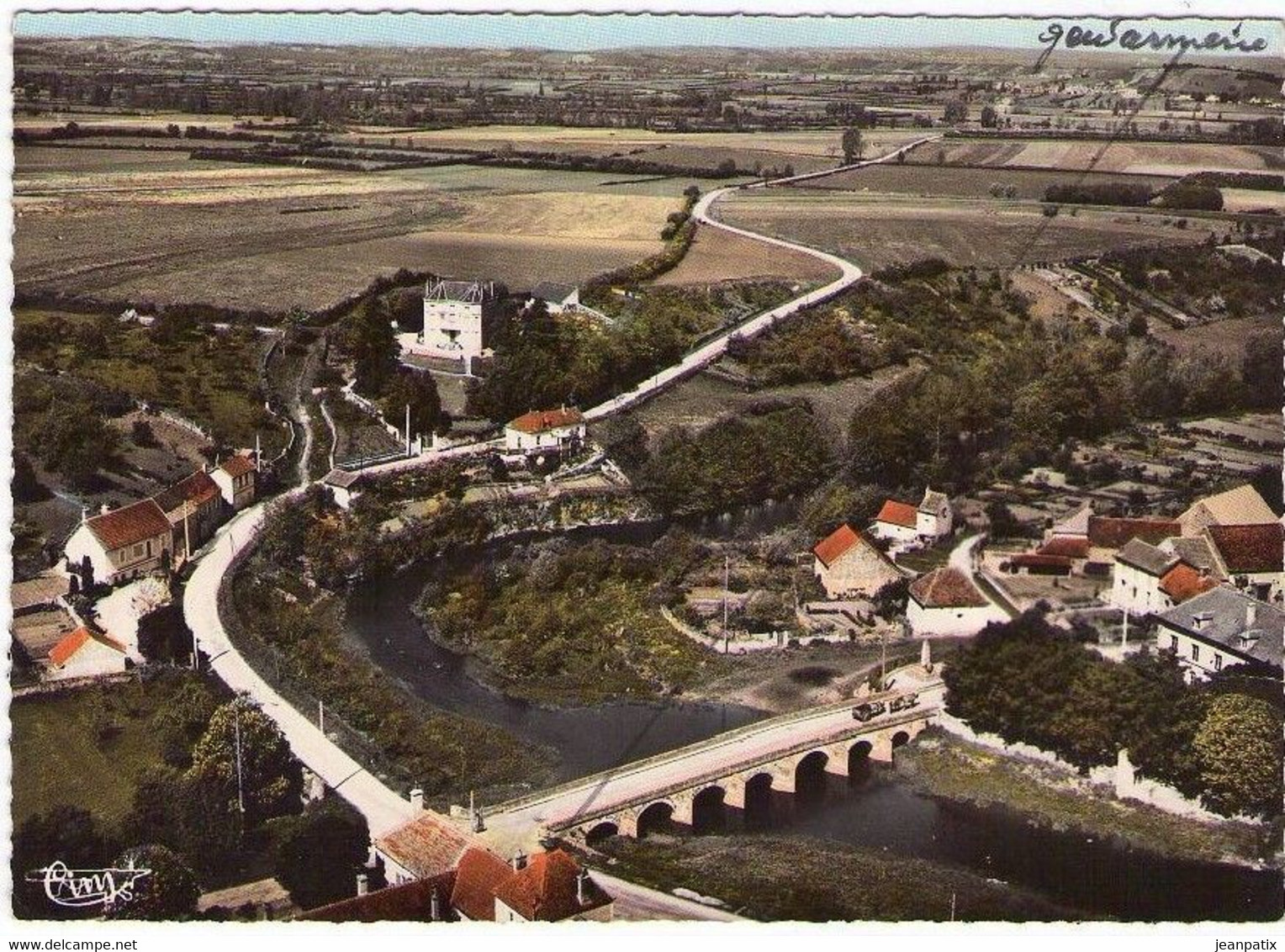 GUILLON - Vue Aérienne Du Pont Sur Le Serein - Guillon
