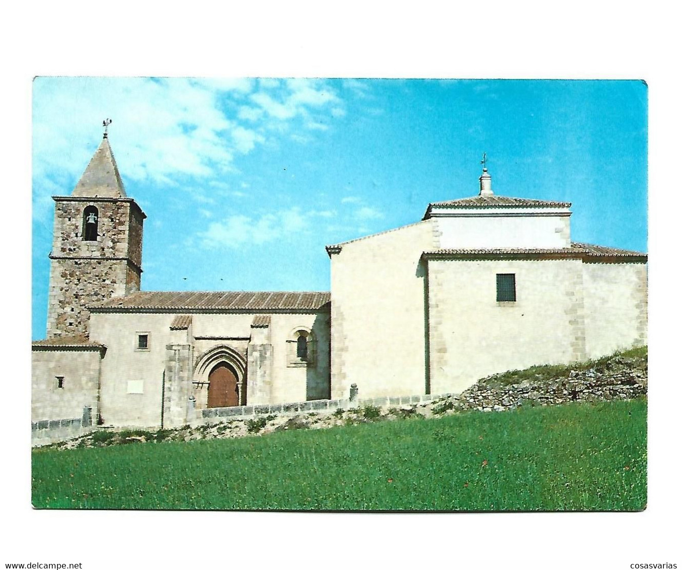 MEDELLIN BADAJOZ IGLESIA SAN MARTIN DONDE SE BAUTIZO HERNAN CORTES  - POSTAL - Badajoz