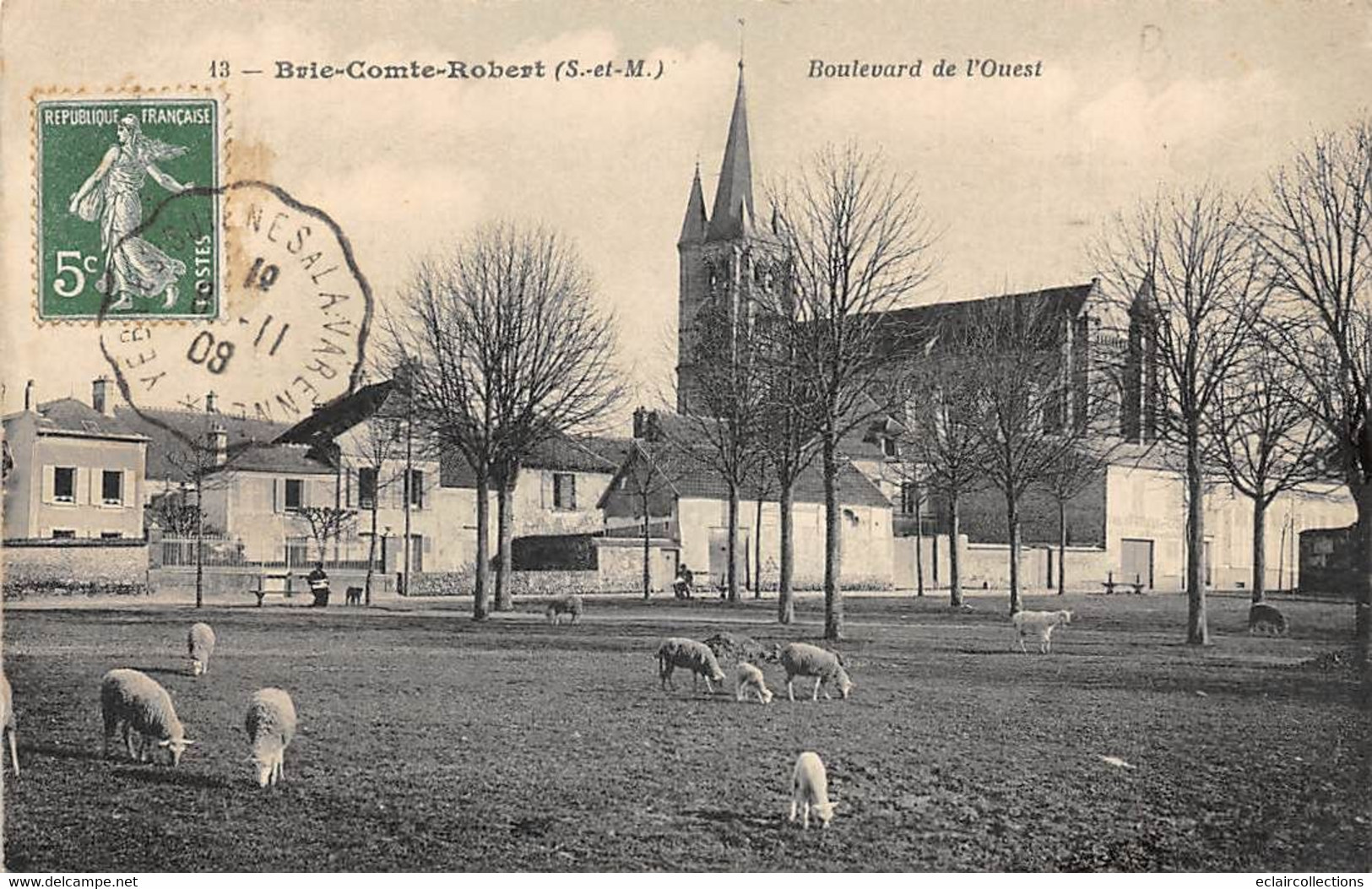 Brie Comte Robert            77        Boulevard De L'Ouest  Eco Pâturage      N°  13   (voir Scan) - Brie Comte Robert