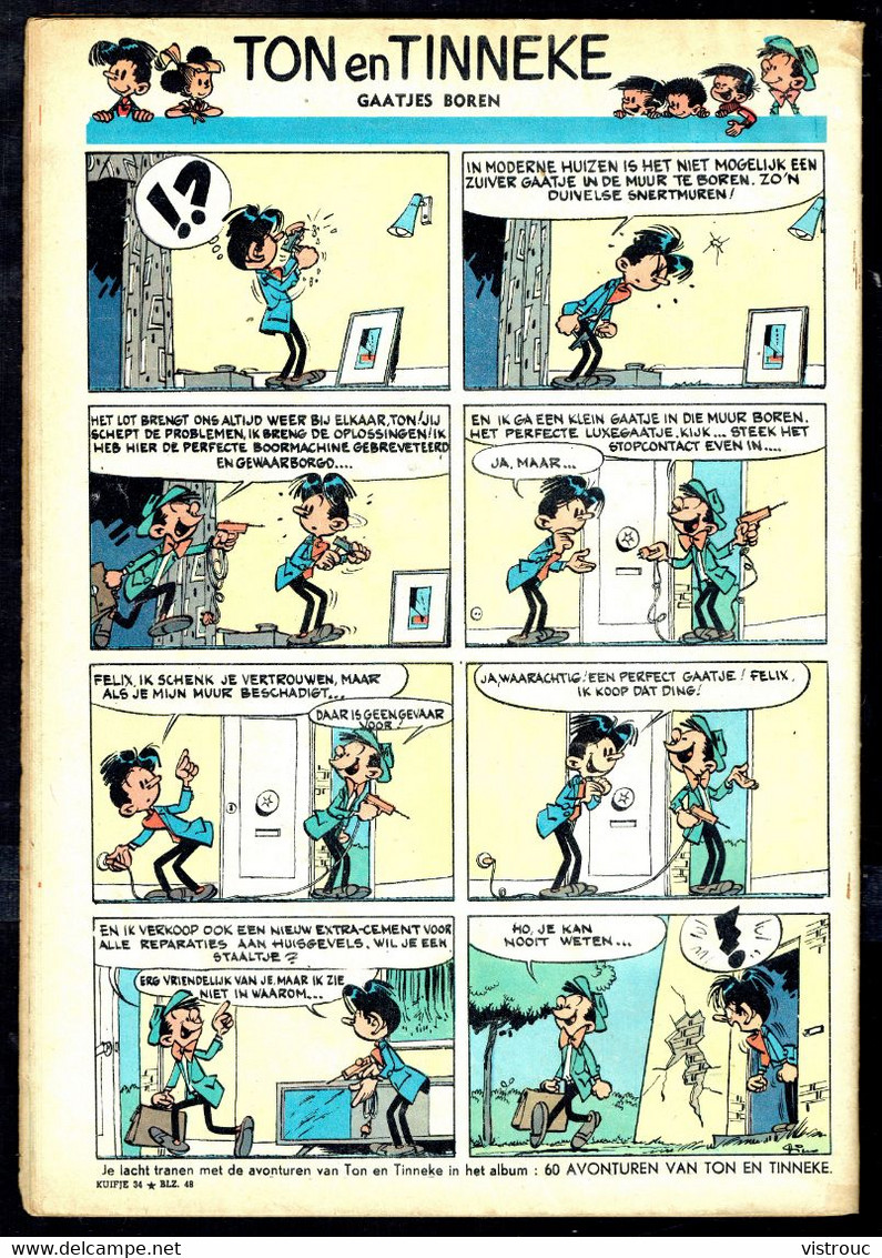 Jaargang 1960 - KUIFJE - N° 34 - Weekblad - SPAGHETTI. - Pep