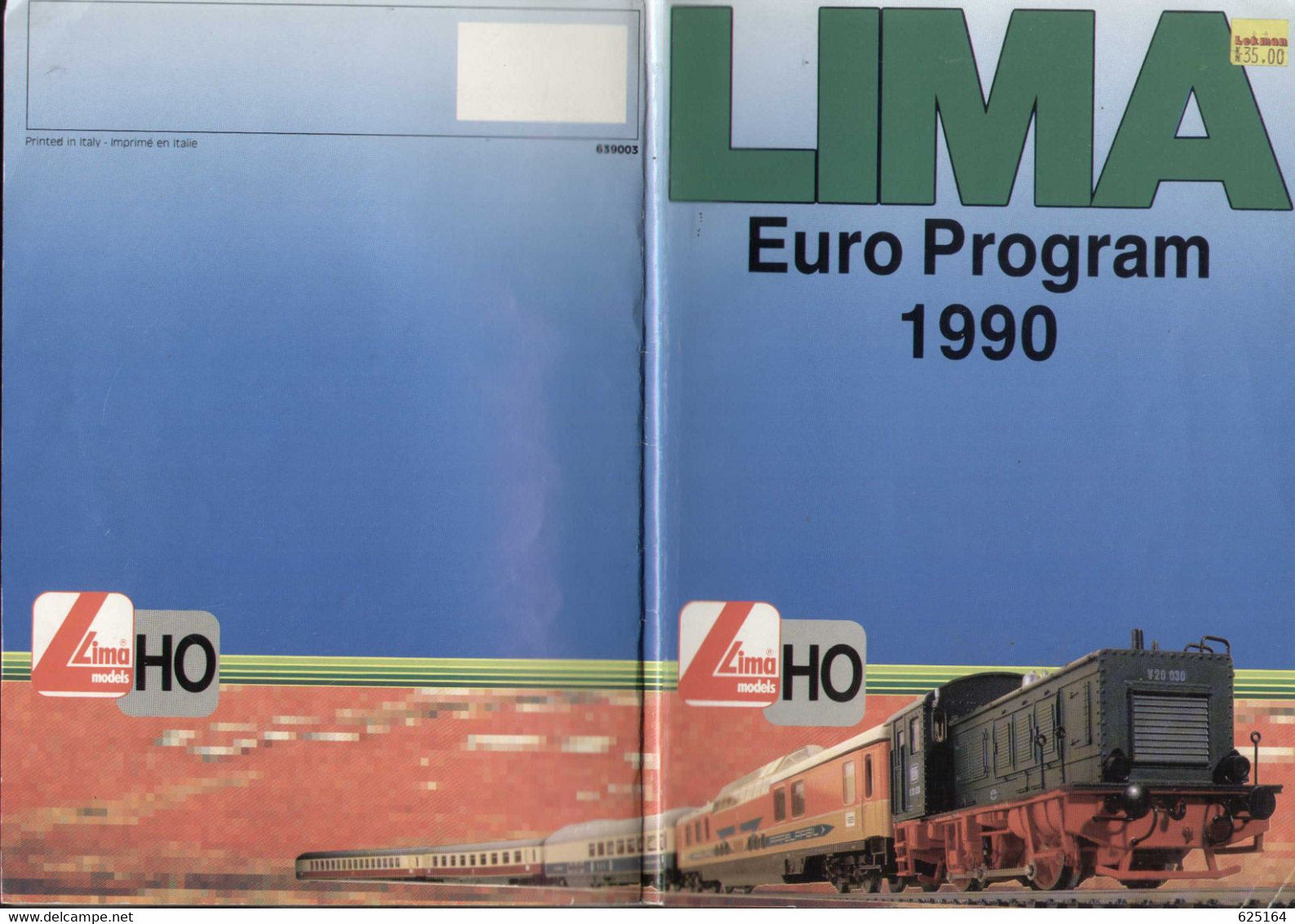 Catalogue LIMA EURO PROGRAM 1990 HO 1/87 - Inglés