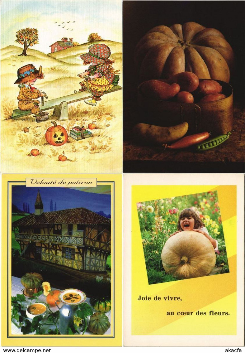 PUMPKINS, HALLOWEEN HOLIDAY 25 Modern Postcards (L5258) - Halloween