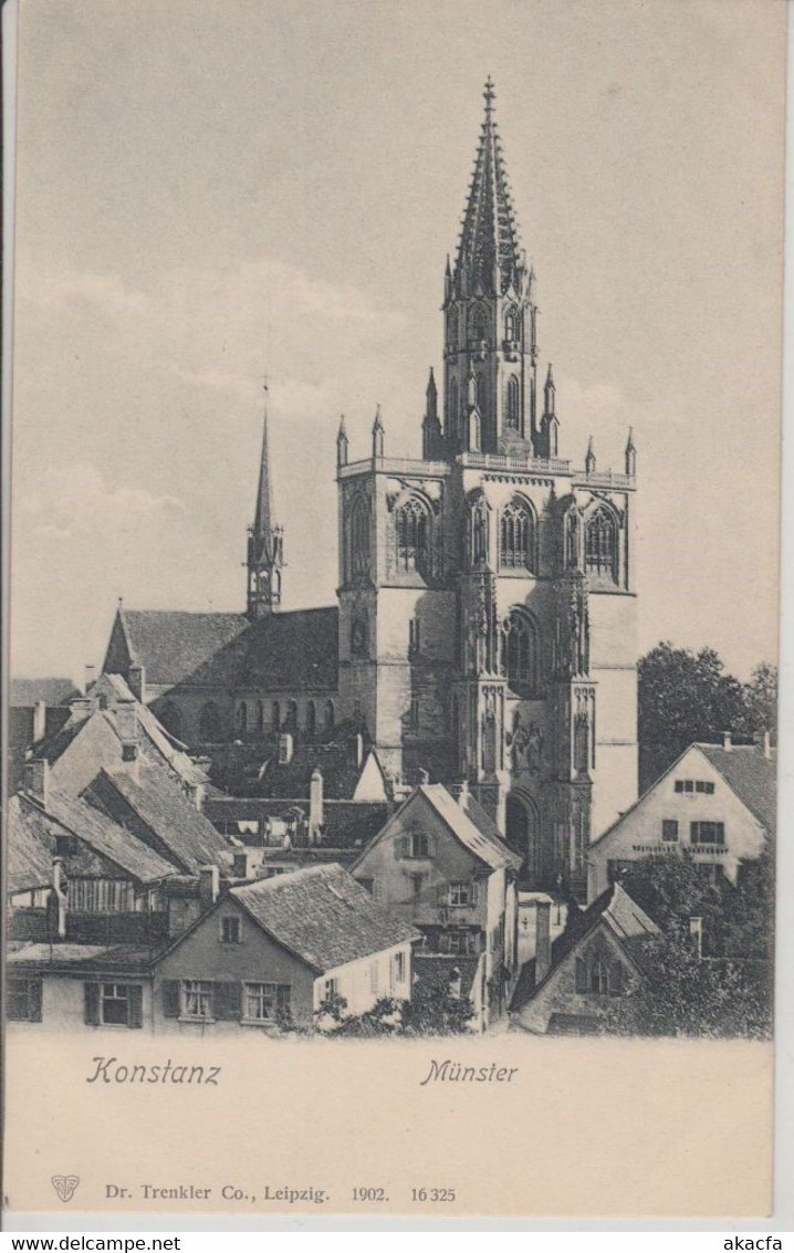 KONSTANZ Germany 14 Vintage Postcards Mostly Pre-1920 (L5344) - Collections & Lots