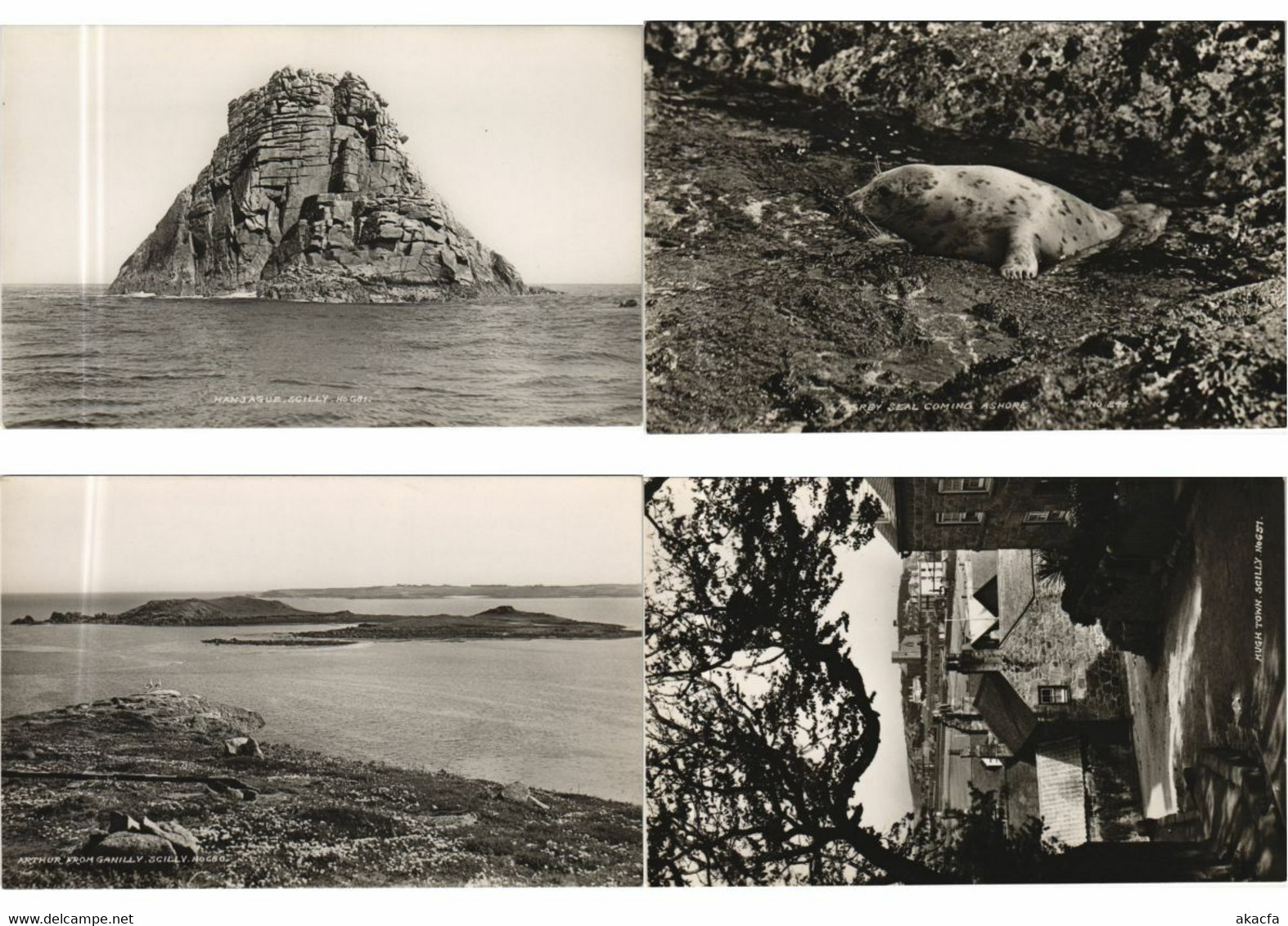 SCILLY ISLANDS UK GREAT BRITAIN REAL PHOTO 15 Vintage Postcards (L4133) - Scilly Isles