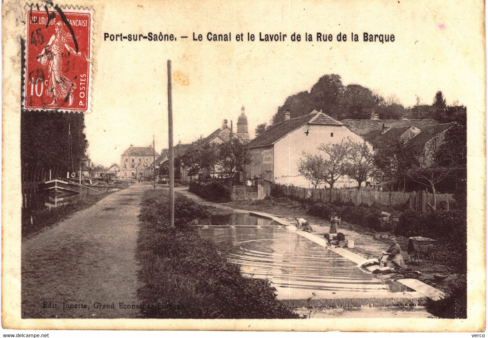 Carte POSTALE  Ancienne De PORT Sur SAONE - Canal Et Lavoir - Port-sur-Saône