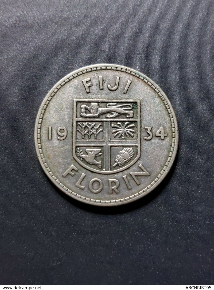 FLORIN D'ARGENT 1934 "FIDJI" - Fiji