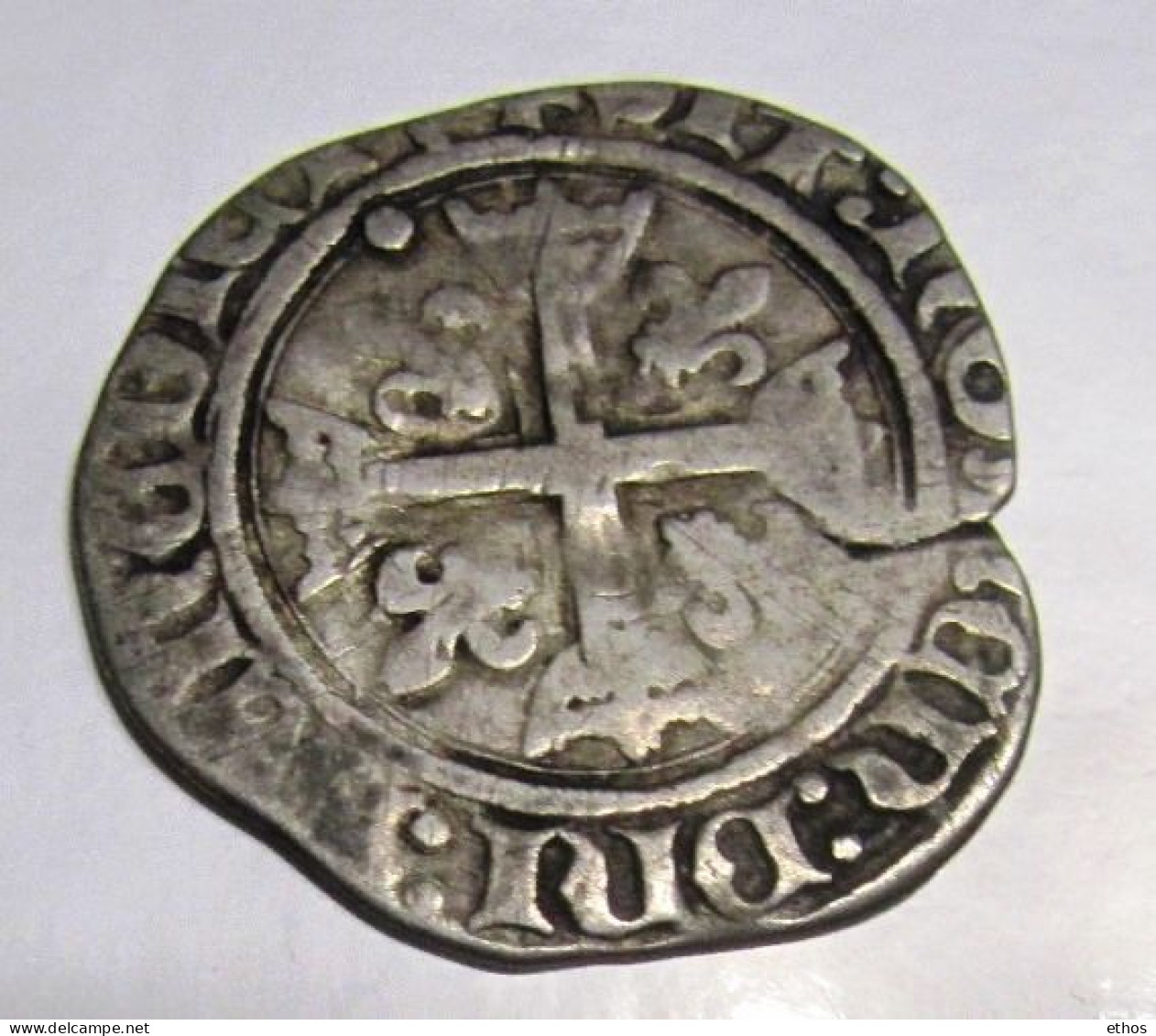 Karolus Ou Dizain - Charles VIII. Point 19° Avers Et Revers Saint Lo - 1483-1498 Carlo VIII