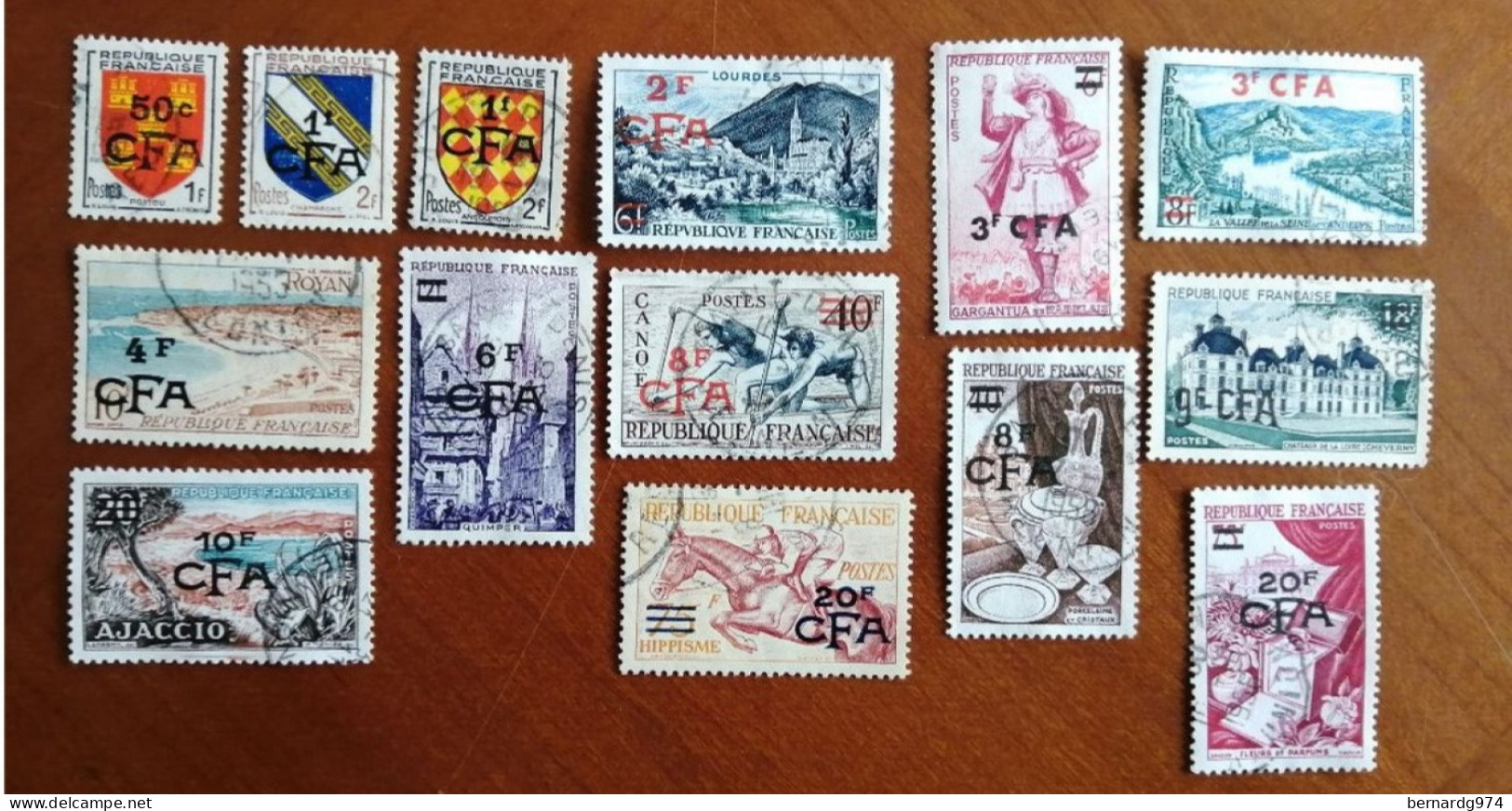 Réunion CFA : Collection Oblitérée Quasi Complète : 198 Timbres Sur 200 - Oblitérés