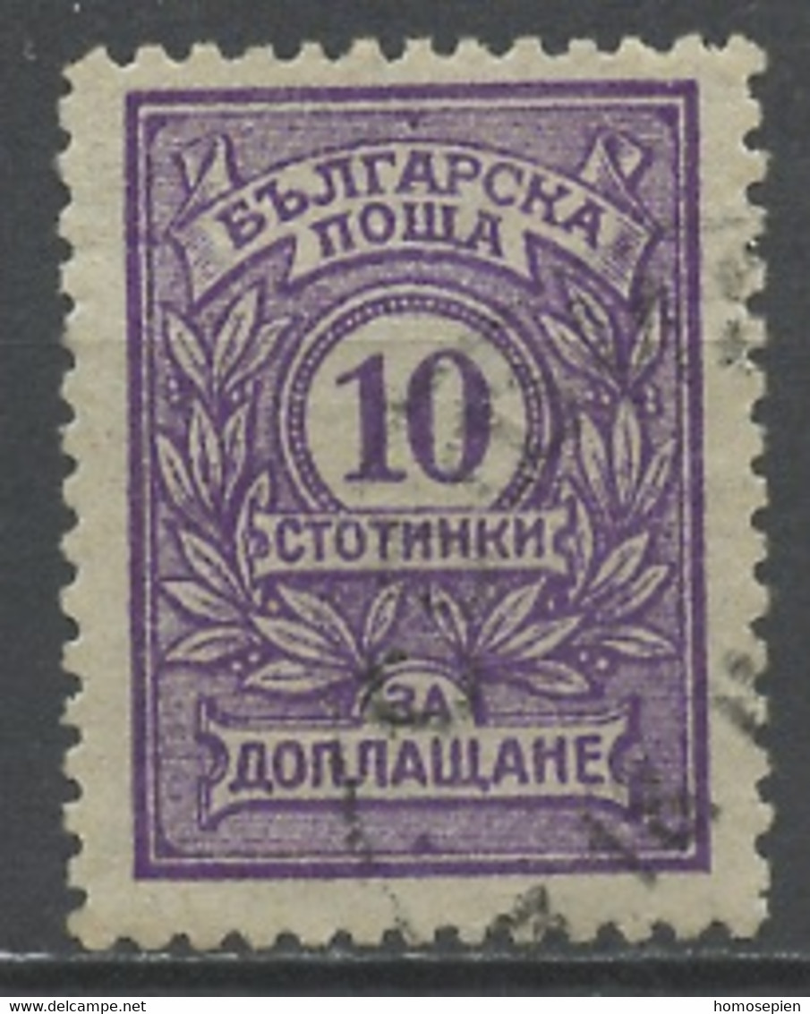 Bulgarie - Bulgarien - Bulgaria Taxe 1919-22 Y&T N°T27 - Michel N°P22 (o) - 10s Chiffre - Timbres-taxe