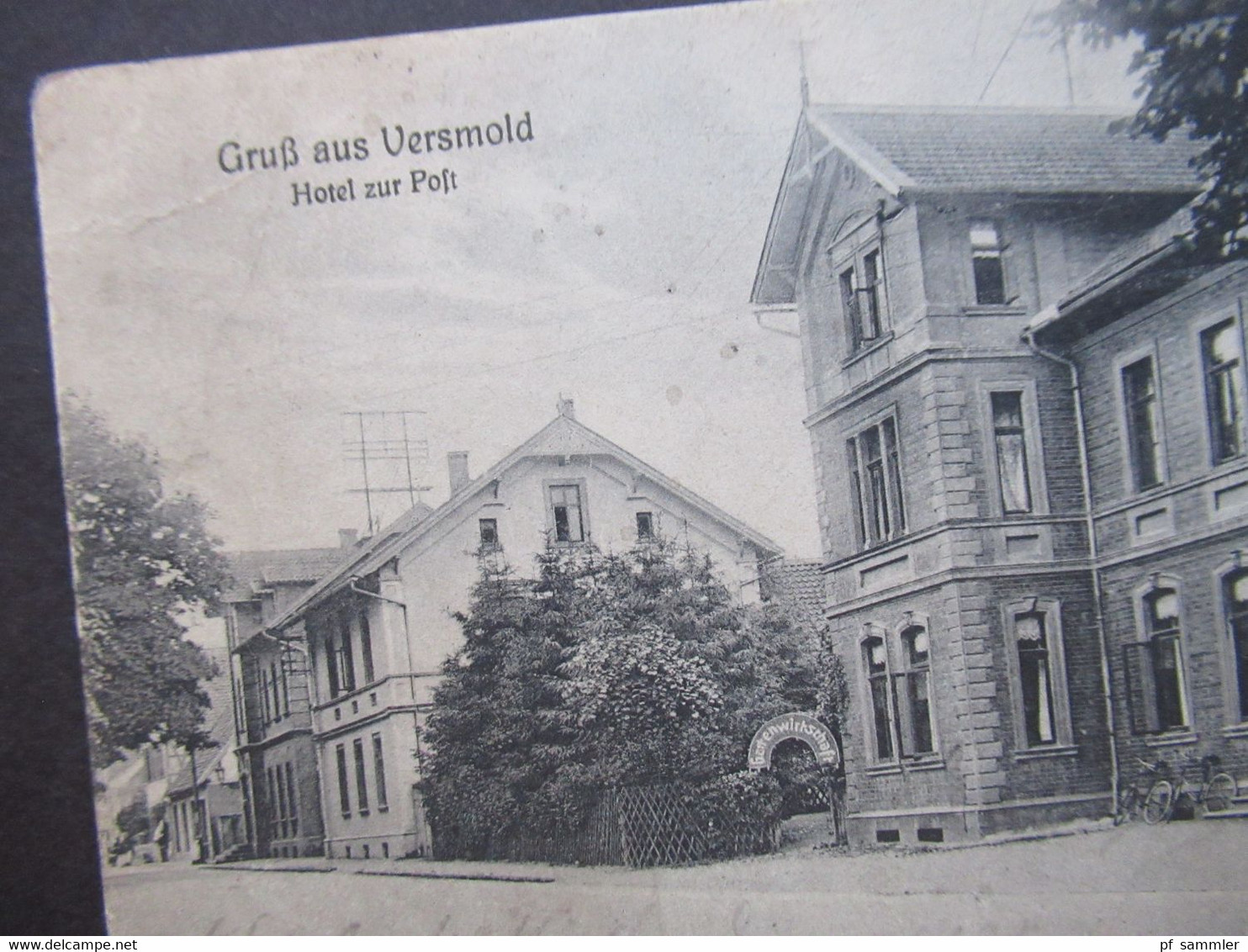 AK 1910 Gruß Aus Versmold Hotel Zur Post Verlag W. Krüger, Versmold - Versmold