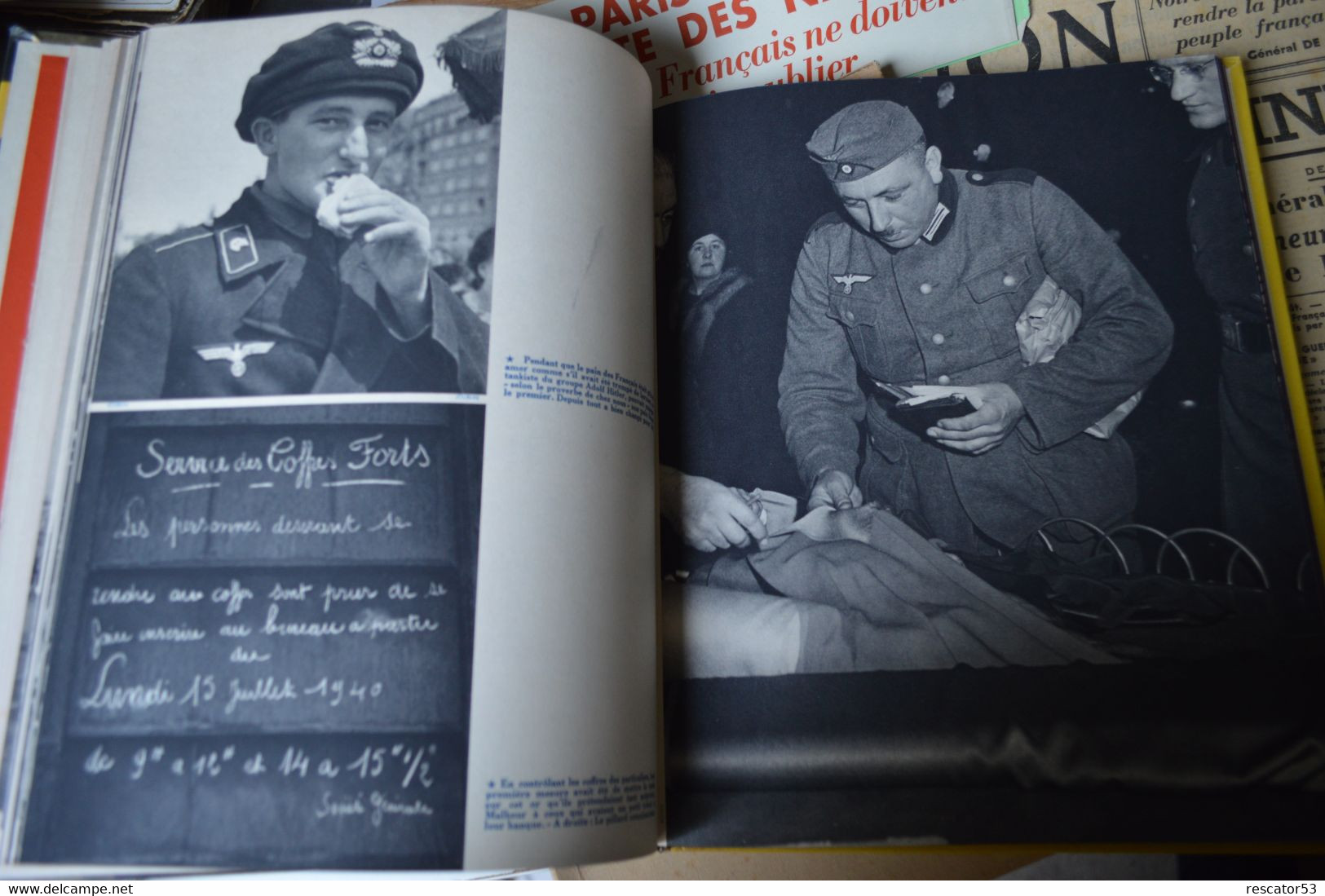 Documents - livre à Paris sous la botte des Nazis coffret numéroté ...