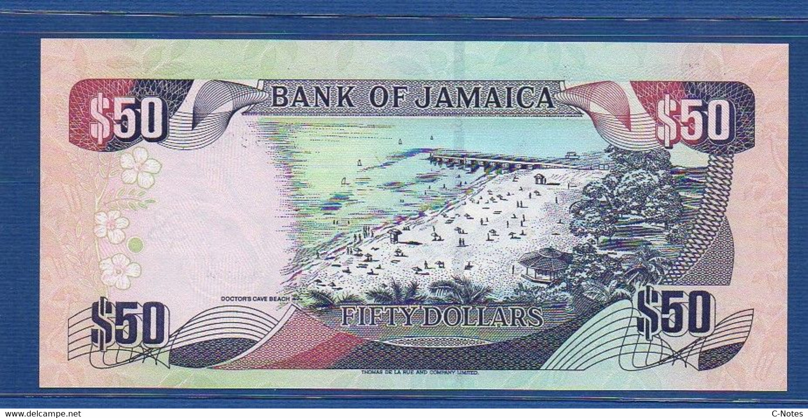 JAMAICA - P.79e – 50 Dollars 2004 UNC, Serie KJ936491 - Jamaica