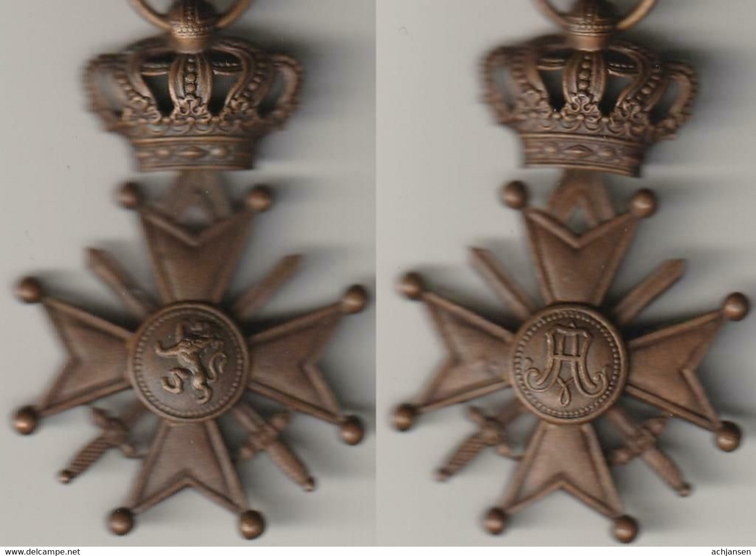 Belgique, Croix De Guerre 1914-1918 - België