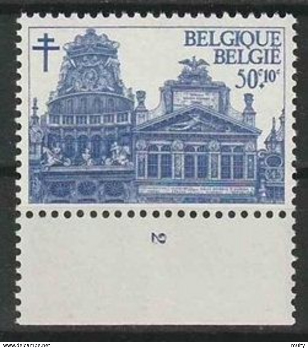Belgie OCB 1354 ** MNH Met Plaatnummer 2. - 1961-1970