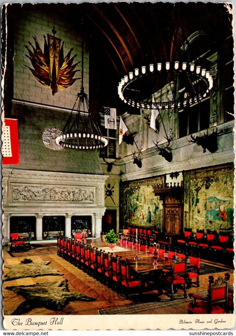 North Carolina Asheville Biltmore Estate And Gardens Banquet Hall 1976 - Asheville