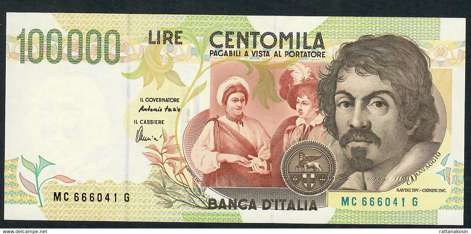 ITALY P117b 100.000 LIRE  1994 FAZIO / AMICI     #MC/G     UNC. - 1000 Lire