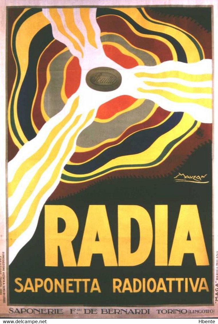 Radia Saponetta Radioattiva Savonnette Radioactive Publicité - Advertising (Photo) - Objects