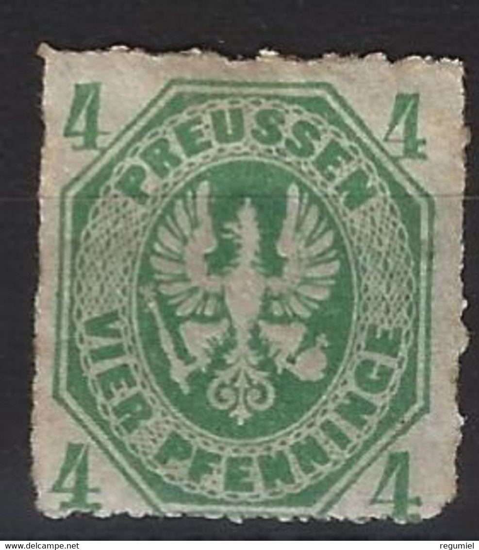 Prusia 15 (*) Sin Goma. 1861 - Mint