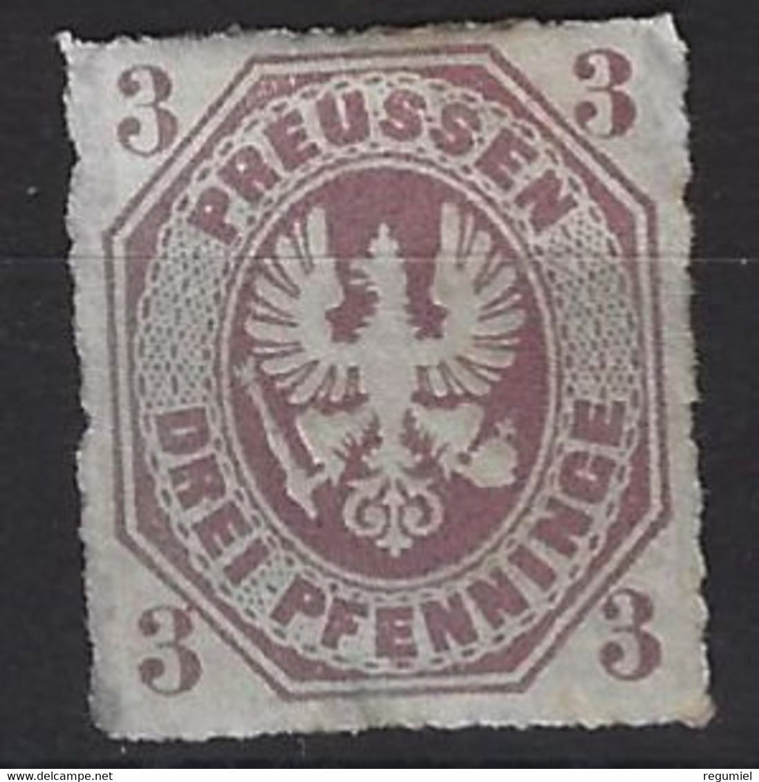 Prusia 25 (*) Sin Goma. 1861 - Neufs