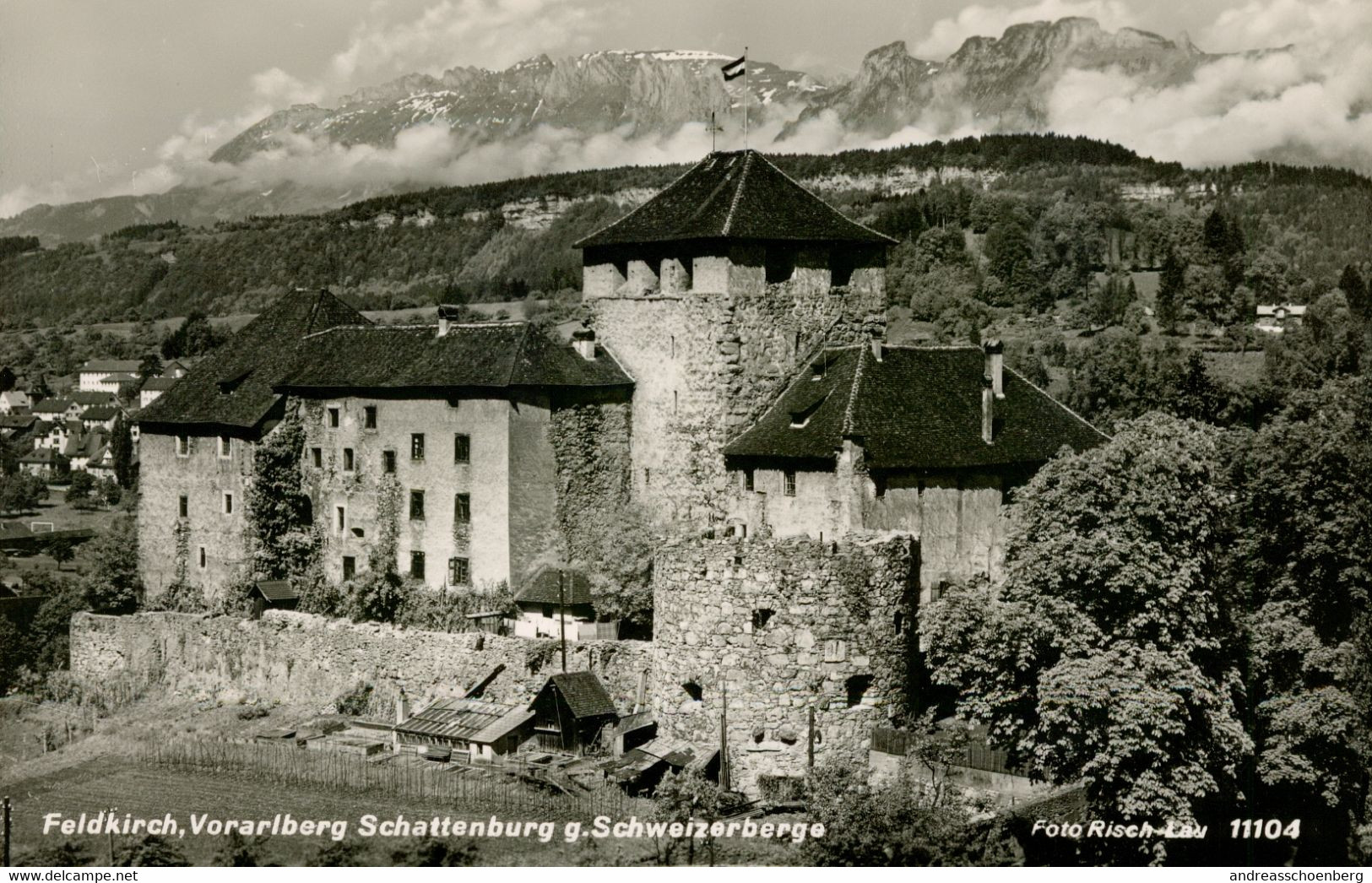 Feldkirch - Schattenburg Gegen Schweizerberge - Feldkirch