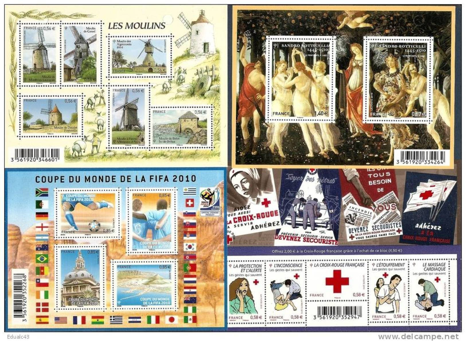 FRANCE - Année Complète 2010 - NEUF LUXE ** 97 Timbres - AVEC Les 14 Mariannes De BEAUJARD Et CHEFFER Du SALON 2010 - 2010-2019